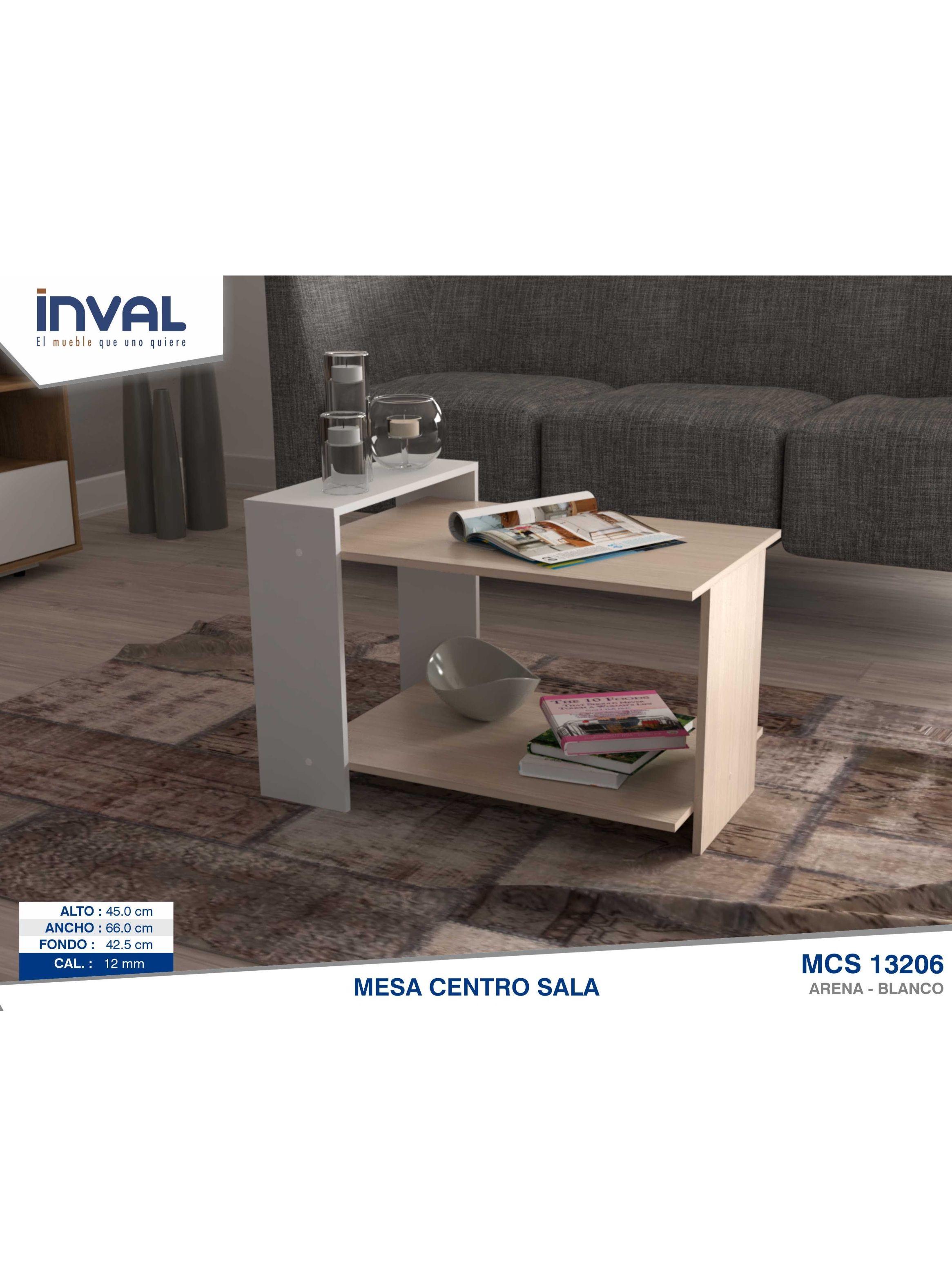 Mesa de Centro Arena-Blanco 45 cm x 66 cm x 62 cm MCS13206-3