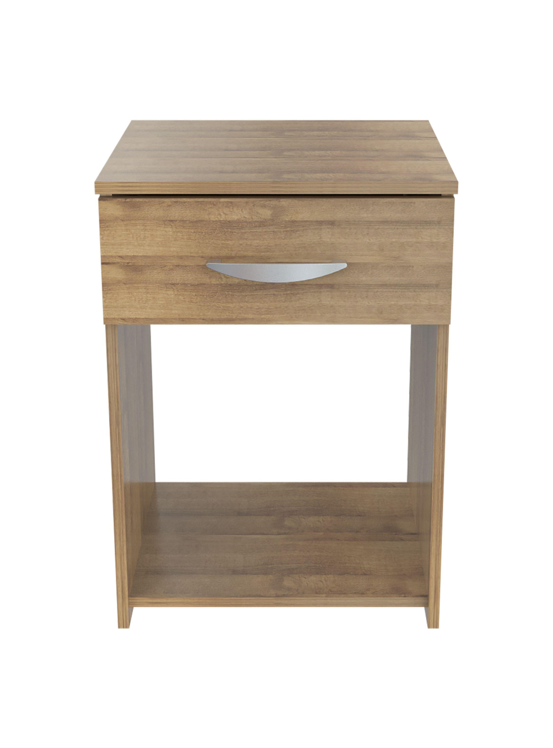 Velador 1 cajón Amaretto 50cm x 35 cm x 33.5cm MN5710-2
