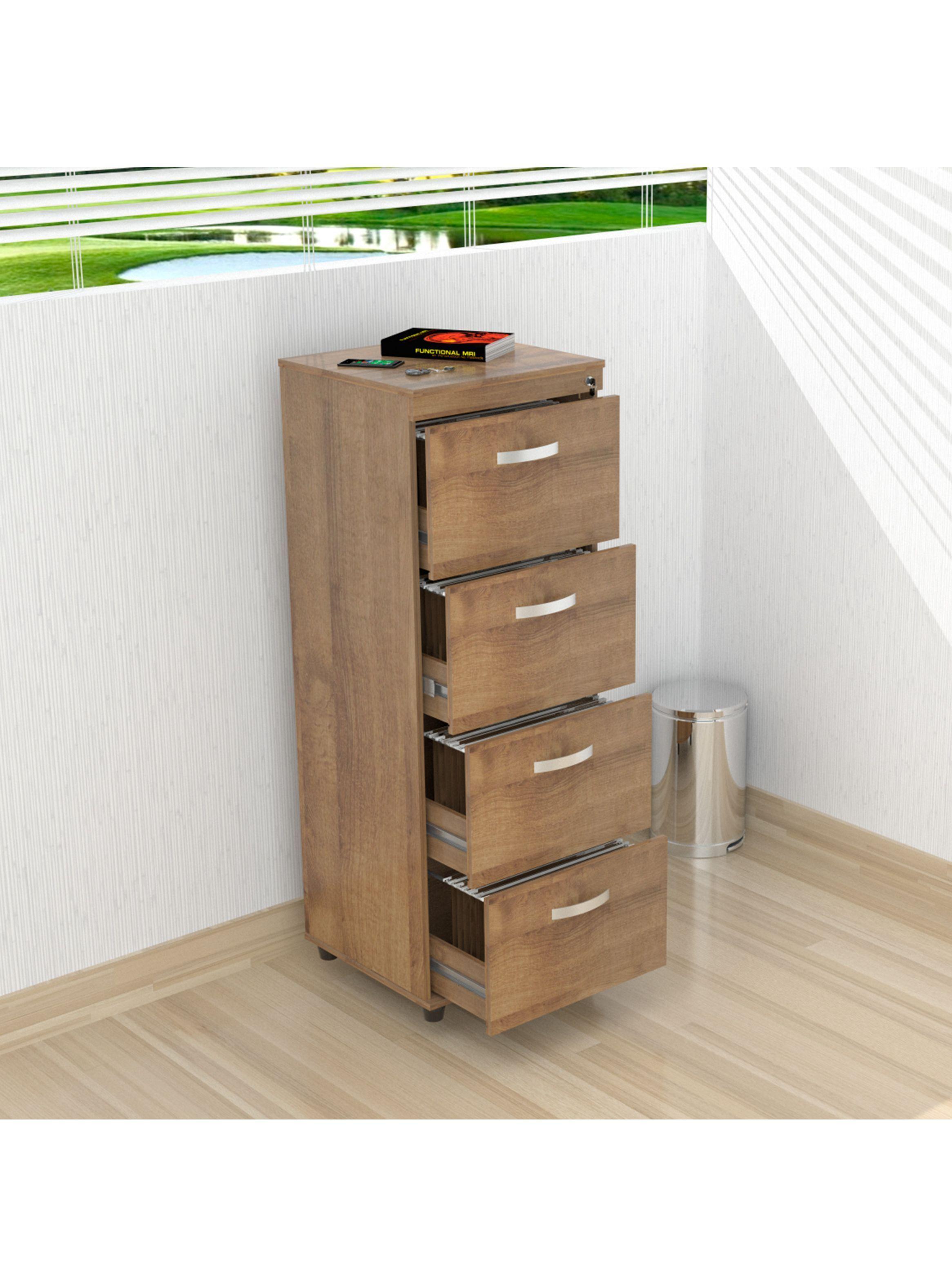 Archivador 4 cajones127cm x 47,5cm x 45cm Amaretto-3