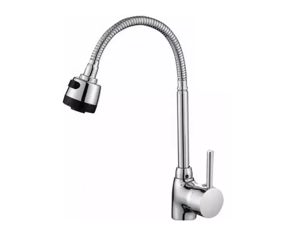 Llave Monomando Lavaplatos Cuello Flexible-0