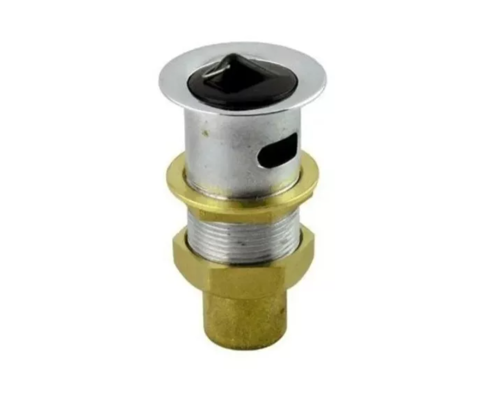  Desague Lavamanos Lavatorio Bronce Con Tapon Y Rebalse 1 1/4-0