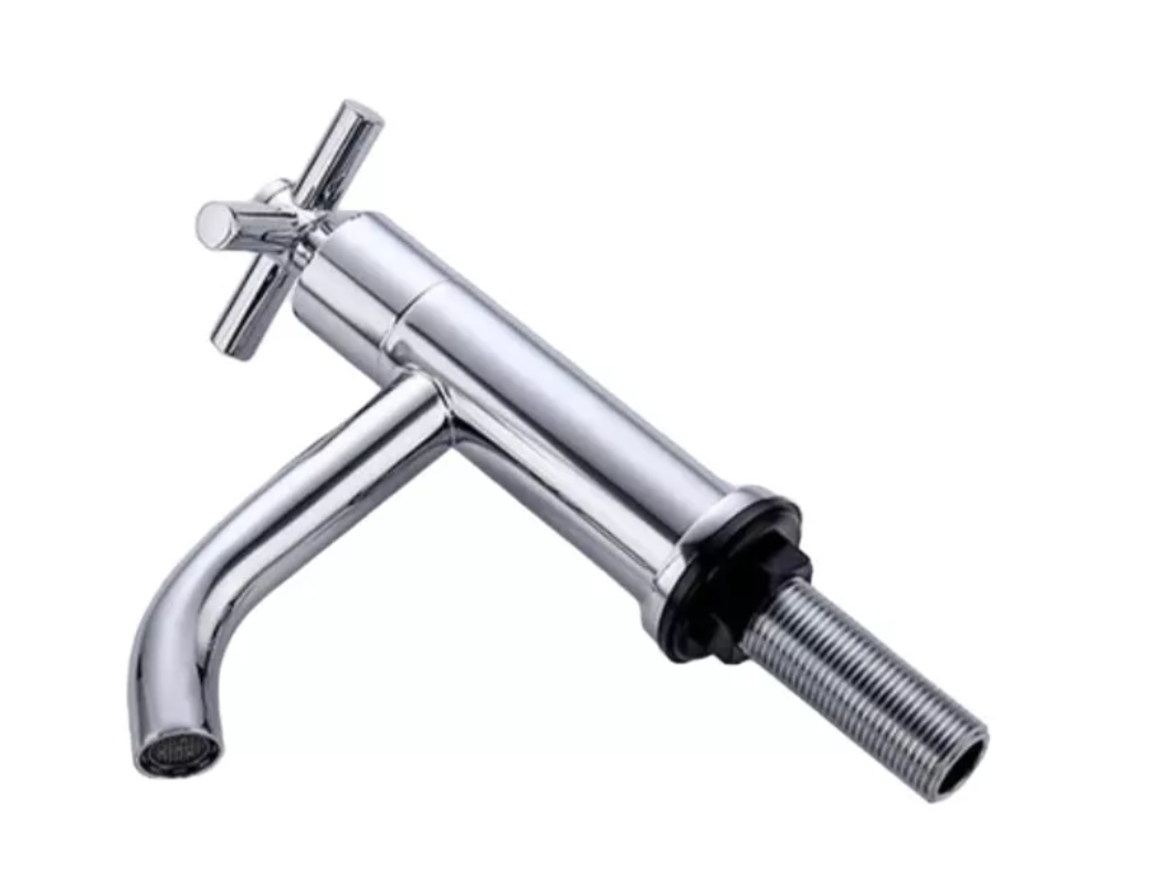  Llave Lavamanos Lavatorio Agua Fria Cromada Clasica-2