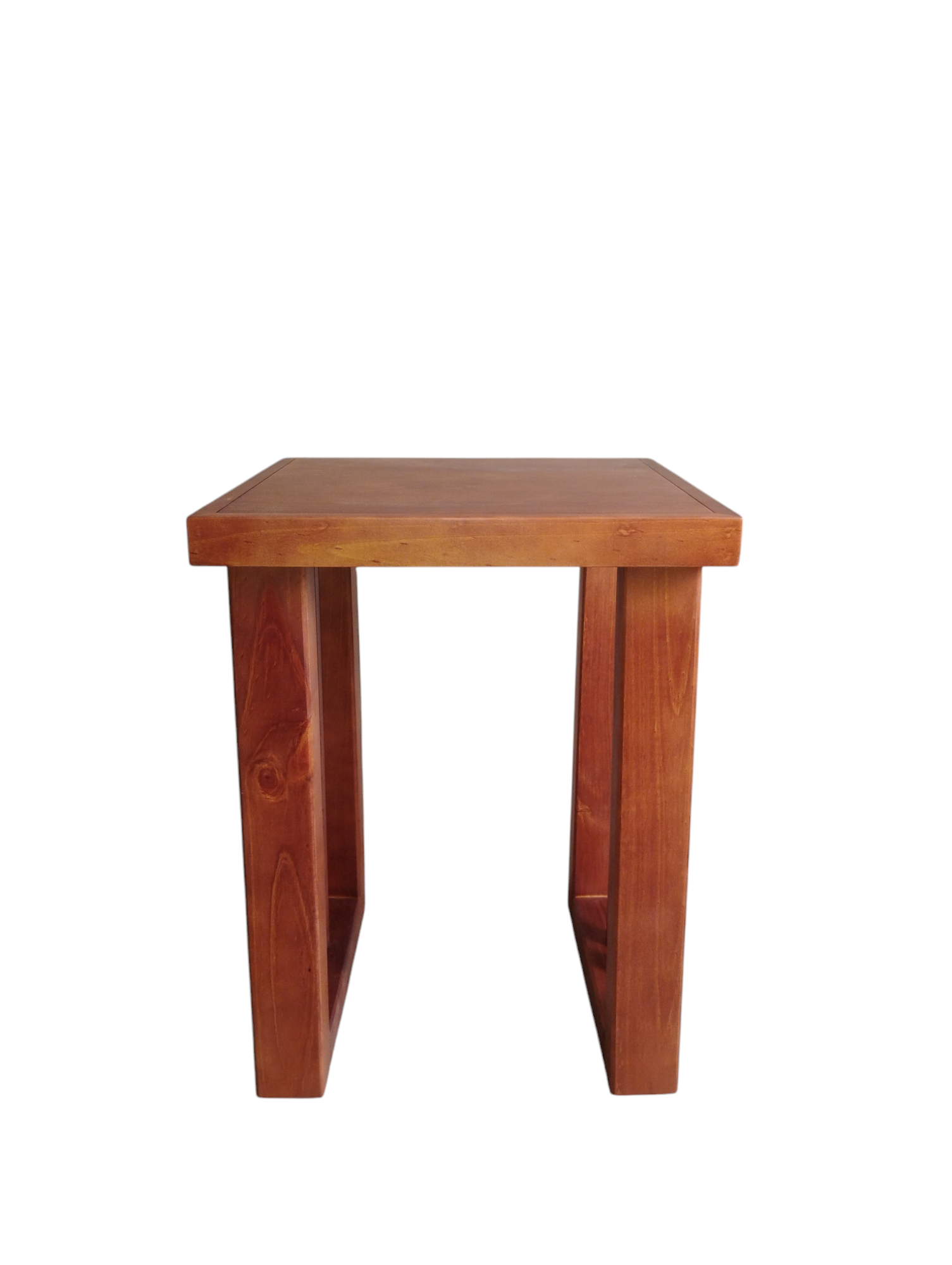 Mesa lateral, modelo Caburgua, color Nogal-2