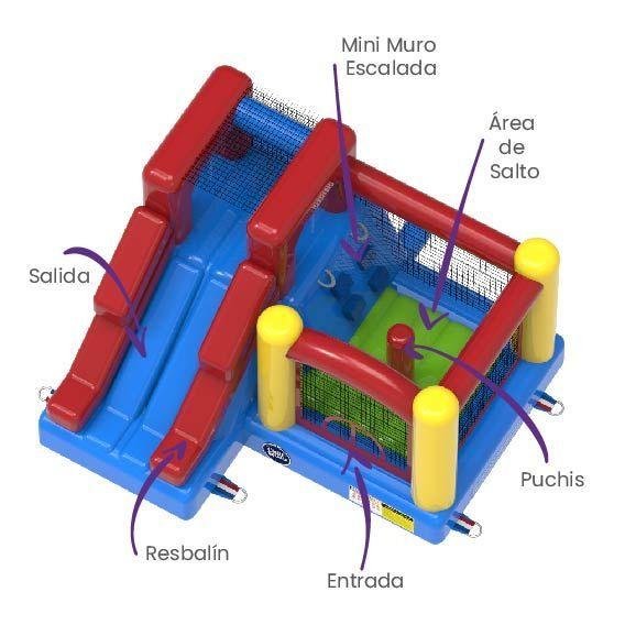Castillo Tres en Uno Chileinflable-2