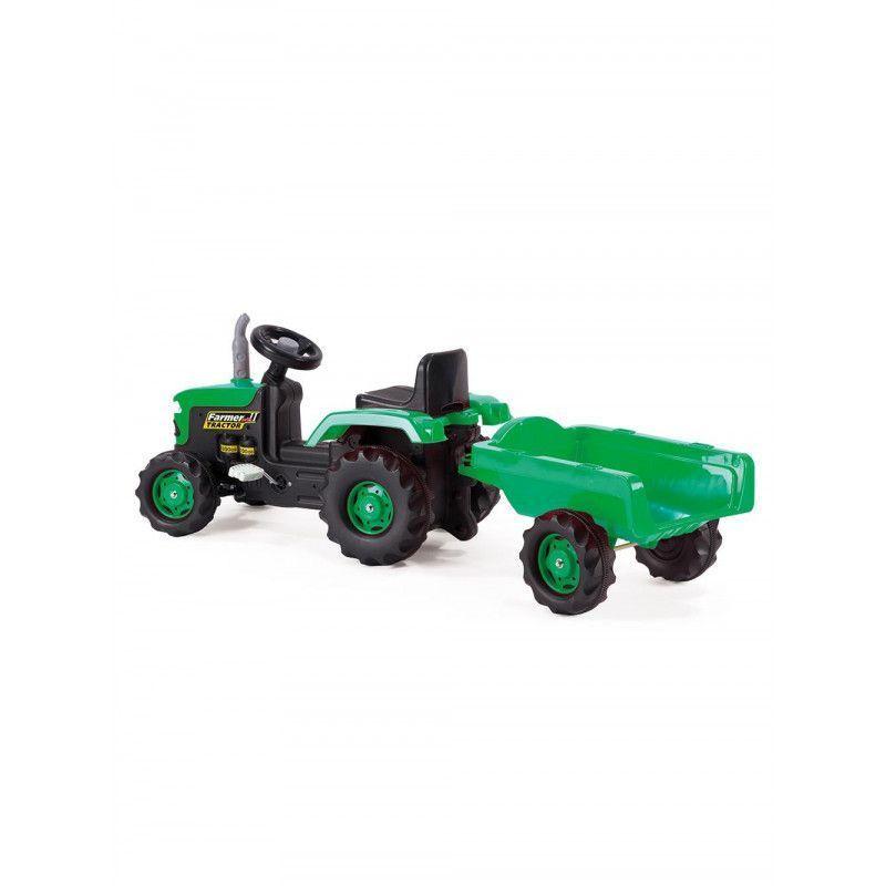 Tractor y Carro Verde-2