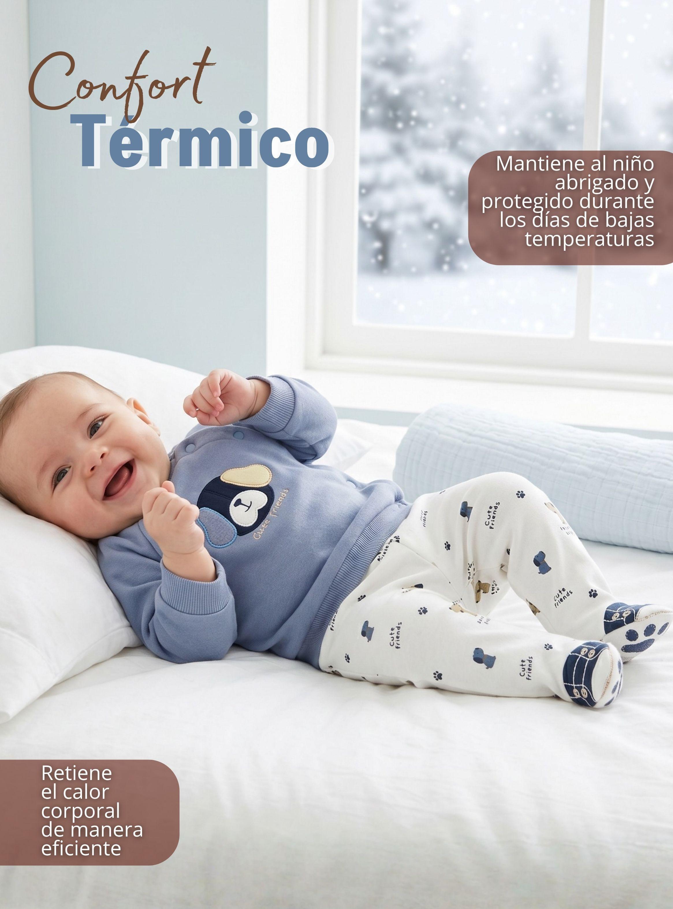 Conjunto Buzo Polerón 2 Piezas Bebé Niño Tedmimak Cute Dog-4