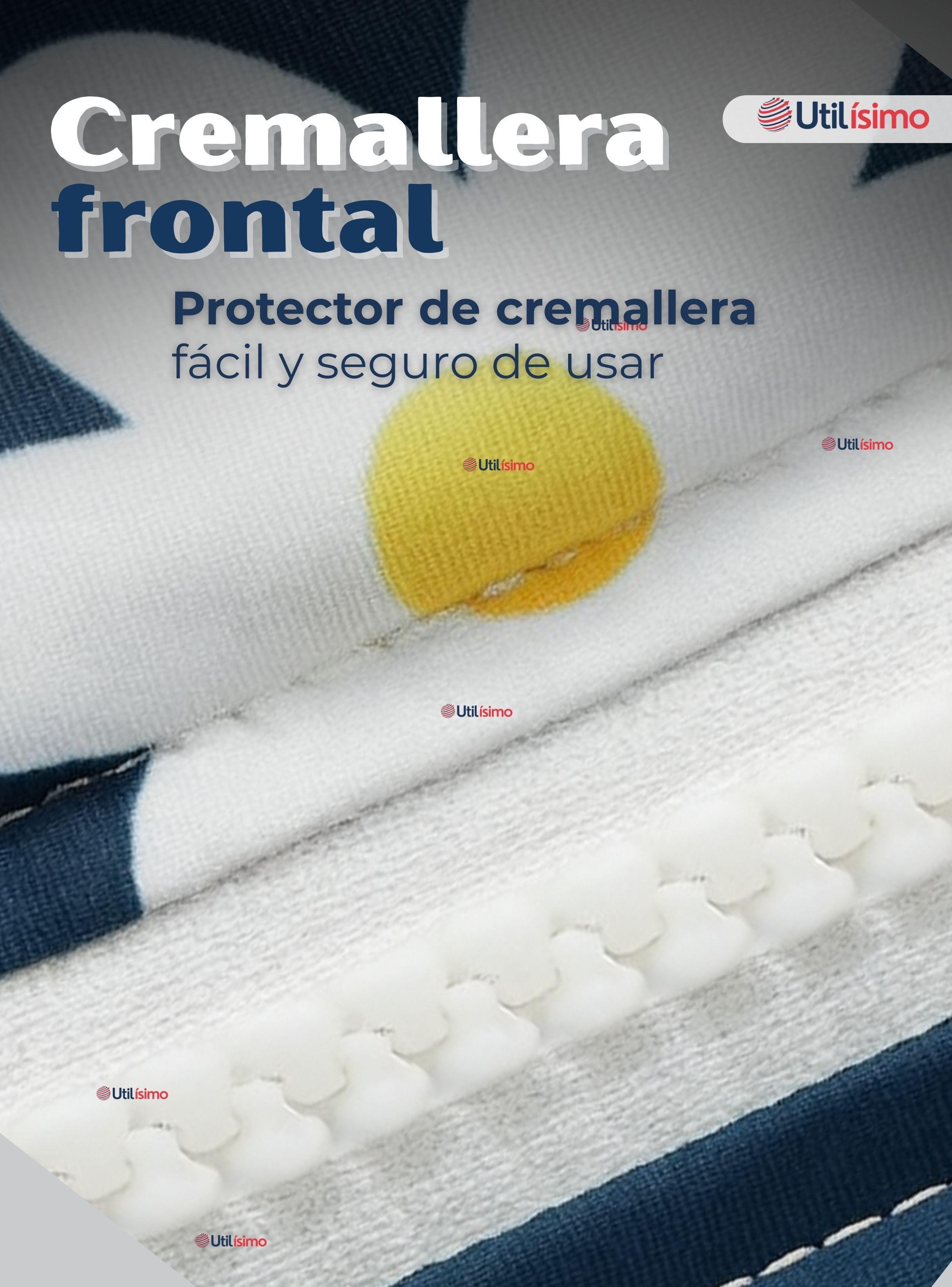 Traje de Baño Enterito Manga Larga Con Gorro para Niña de 9 a 36 Meses Azul-4