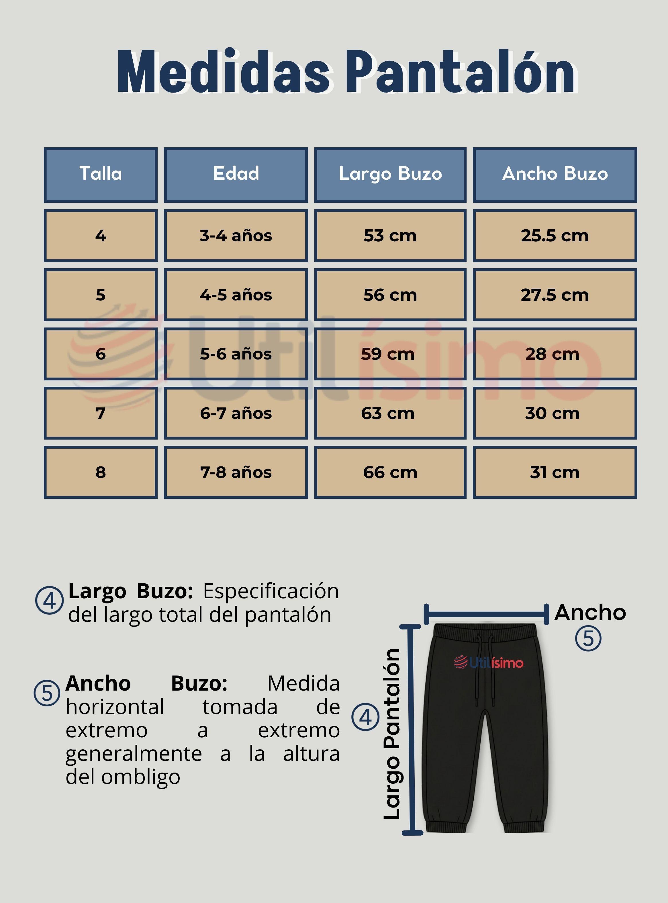 Conjunto 2 Piezas Buzo Pantalón Y Polerón Con Capucha Azul Niño-4