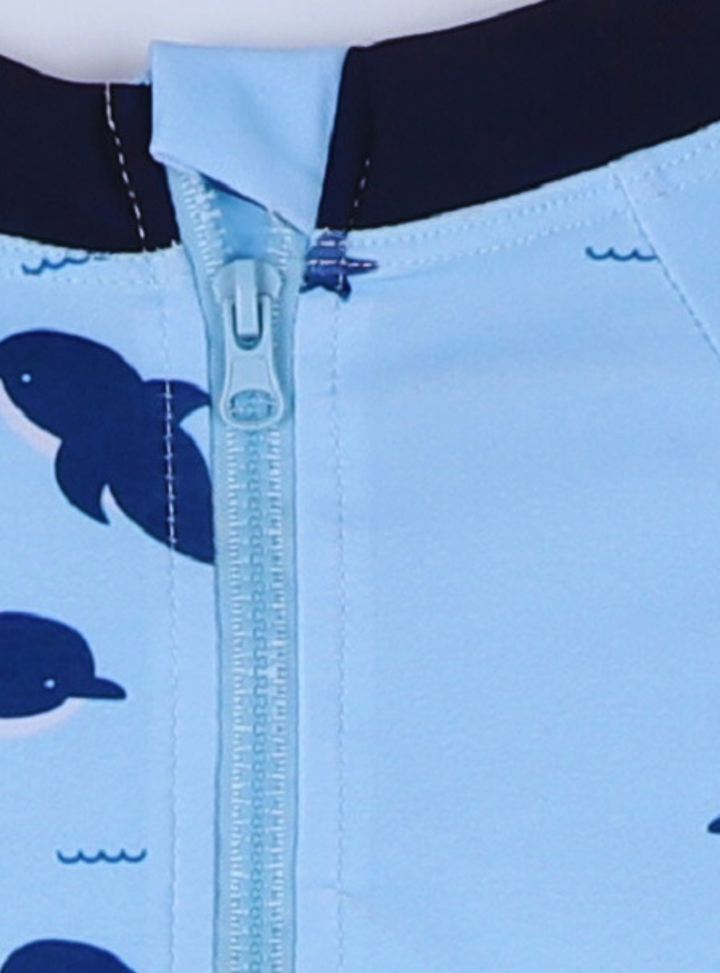 Traje de Baño Enterito Manga Larga Niño Jump Kids Delfines-1
