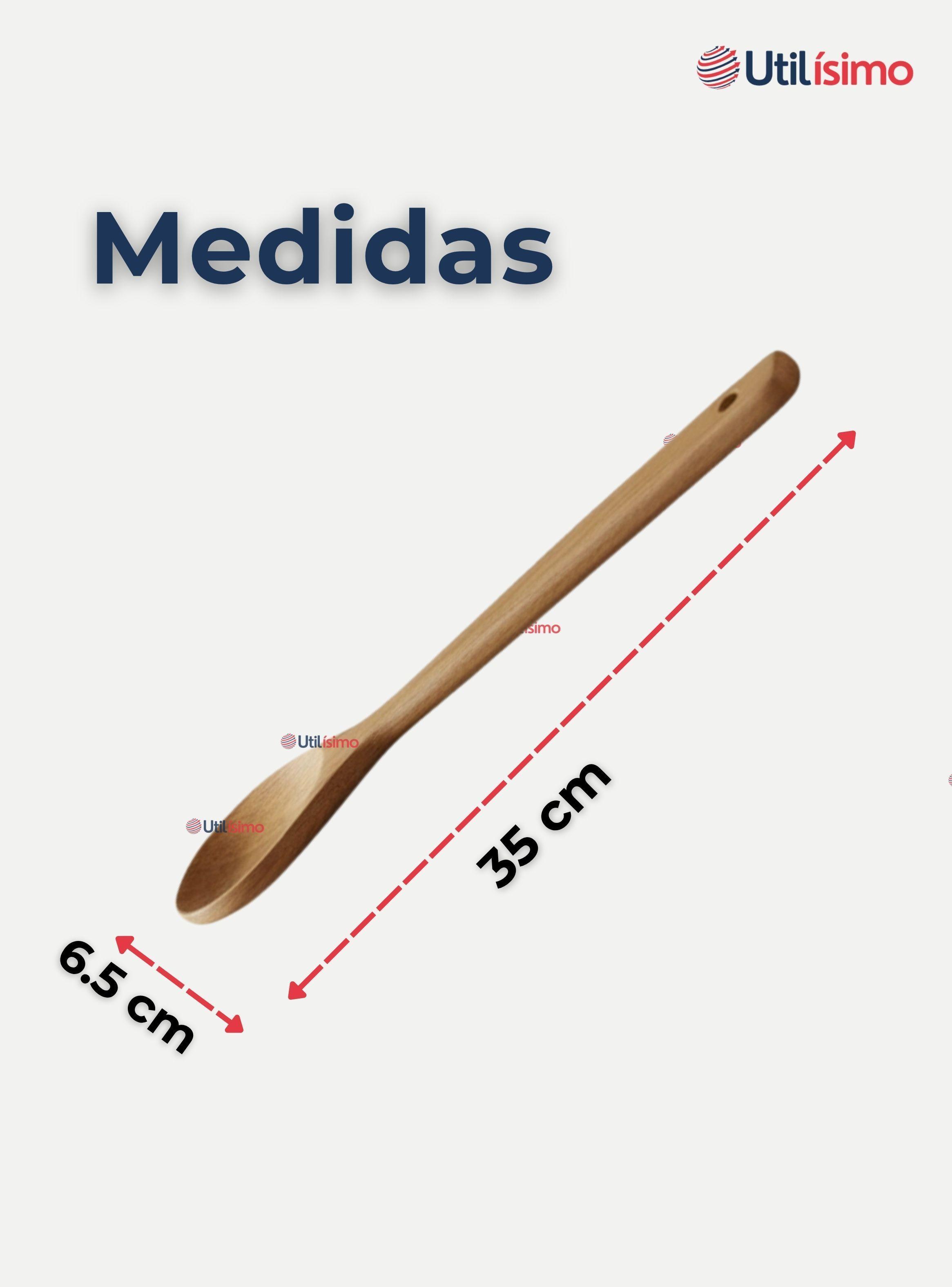 Sartén Acero Inoxidable Antiadherente 28cm +Cuchara Madera de Bambú-4