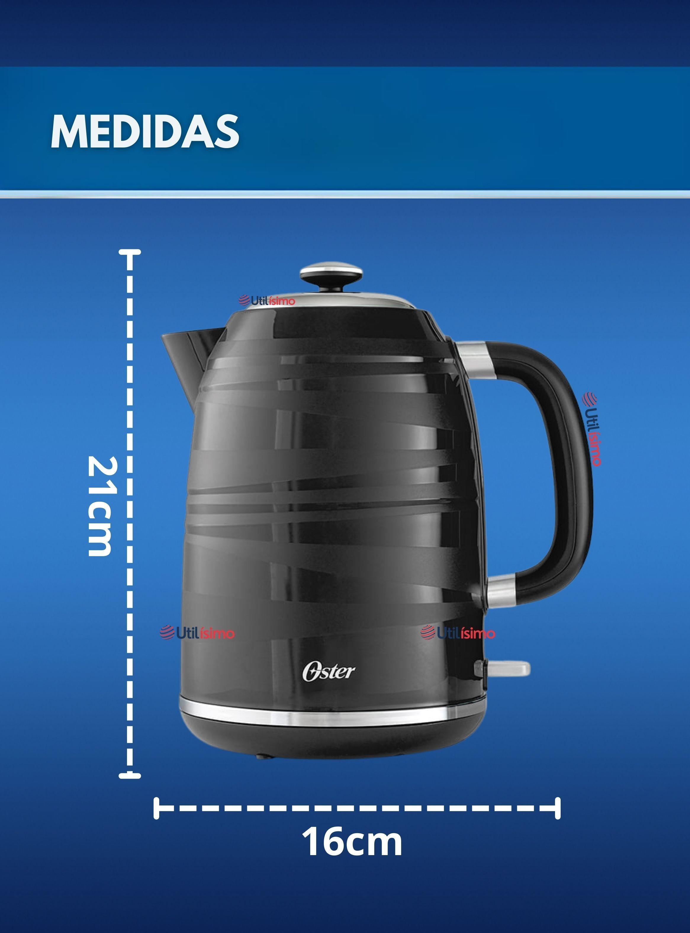 Hervidor eléctrico Oster® 1.7 lt BVSTKT4177B Versión 2026-2