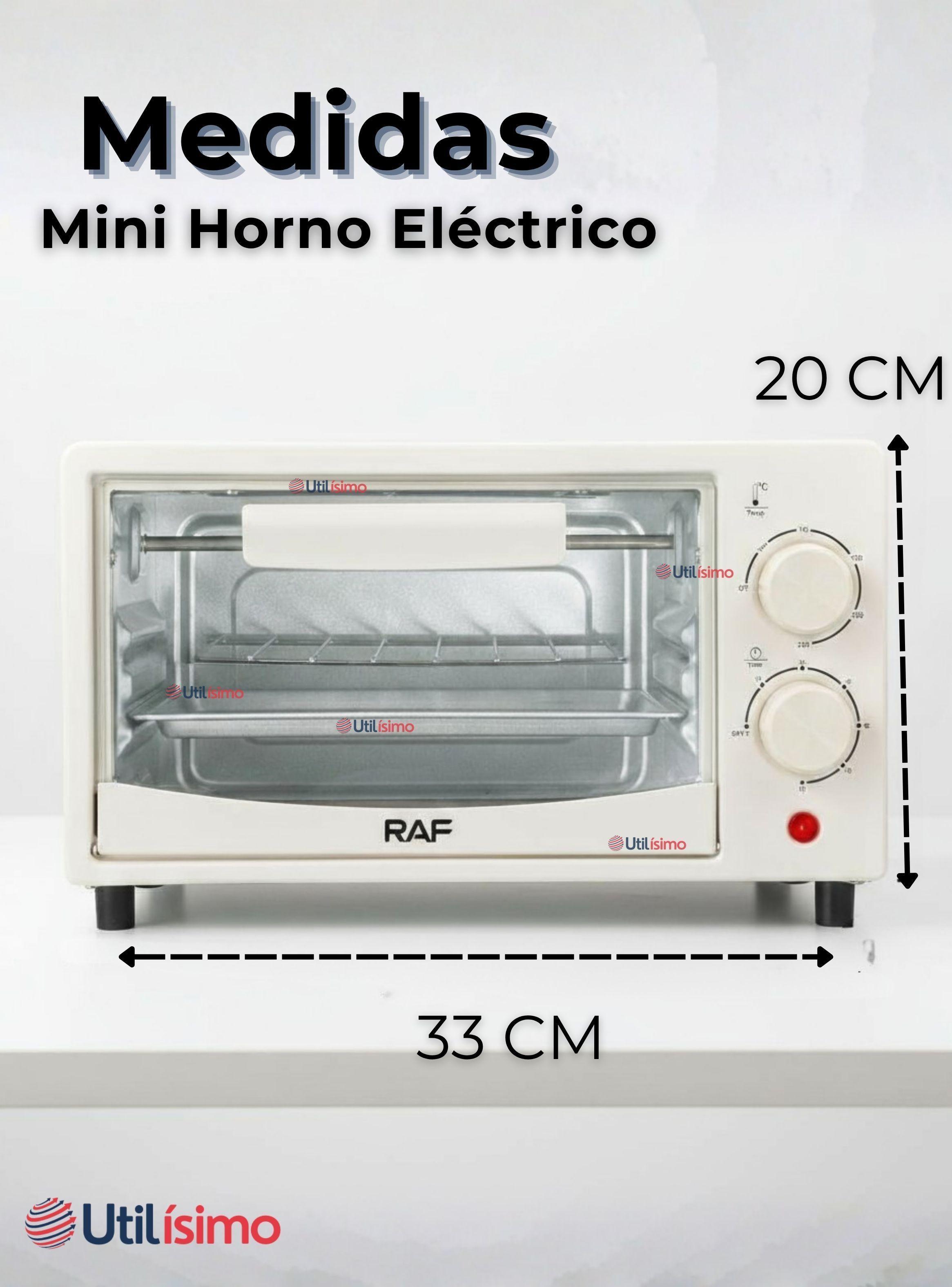 Horno Eléctrico de Mesa 7 Litros Hornear Asar y Tostar-2