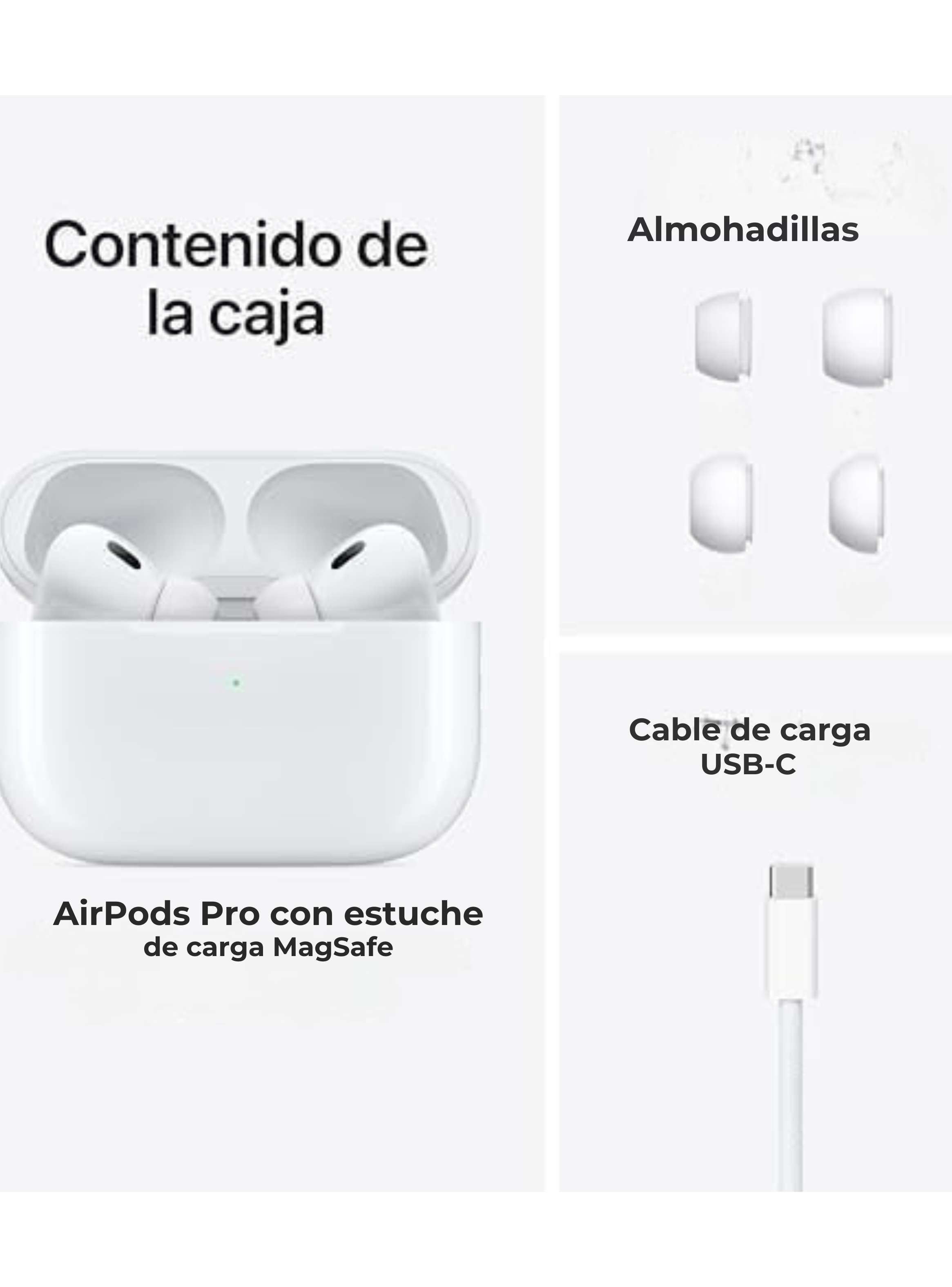 Airpods Pro 2ª Generación Con Estuche Carga Magsafe Bluetooth-1