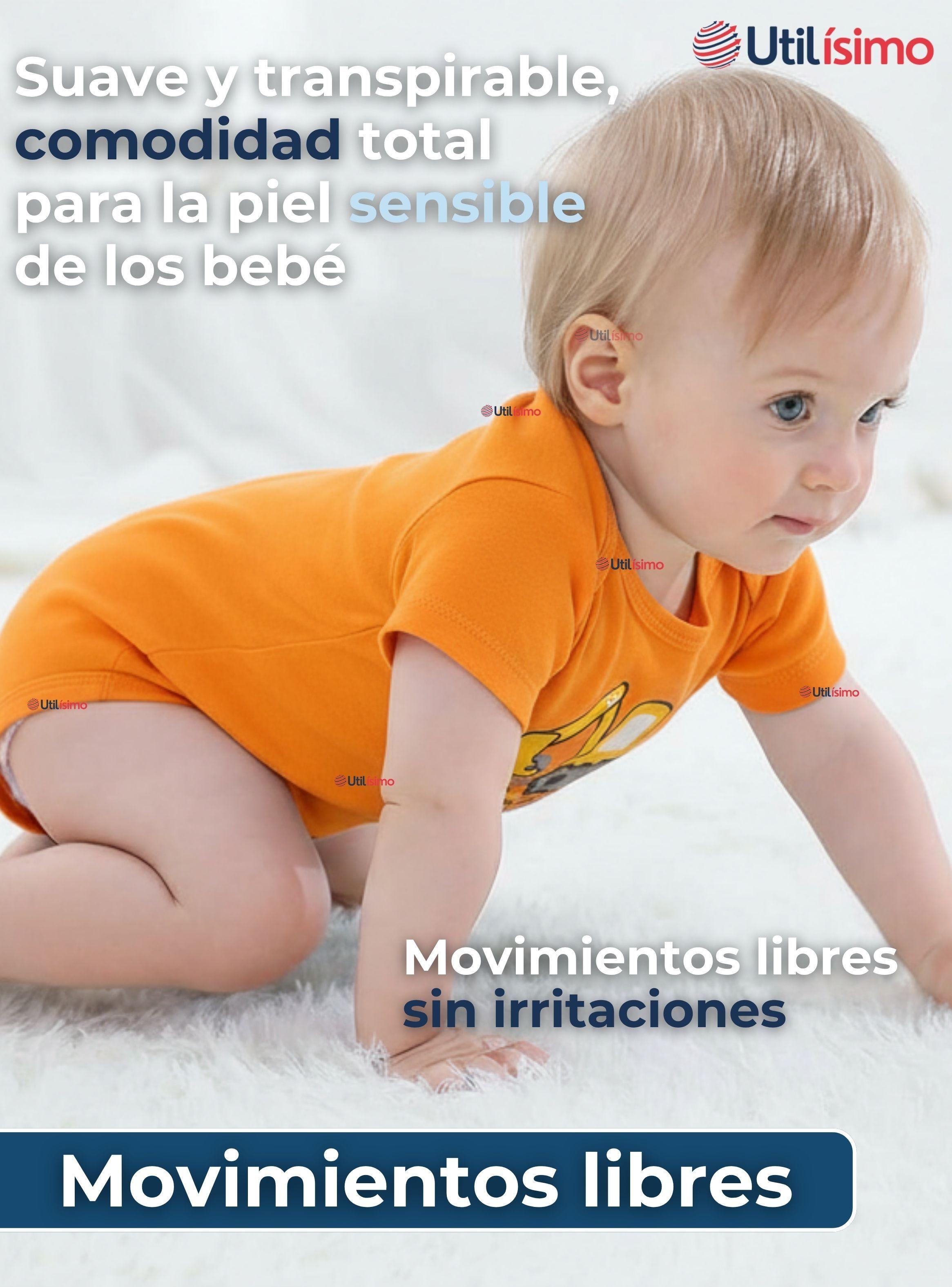 Pack 4 Bodys Niños Manga Corta Tedmimak 100% Algodón Baby Builders in Action-5