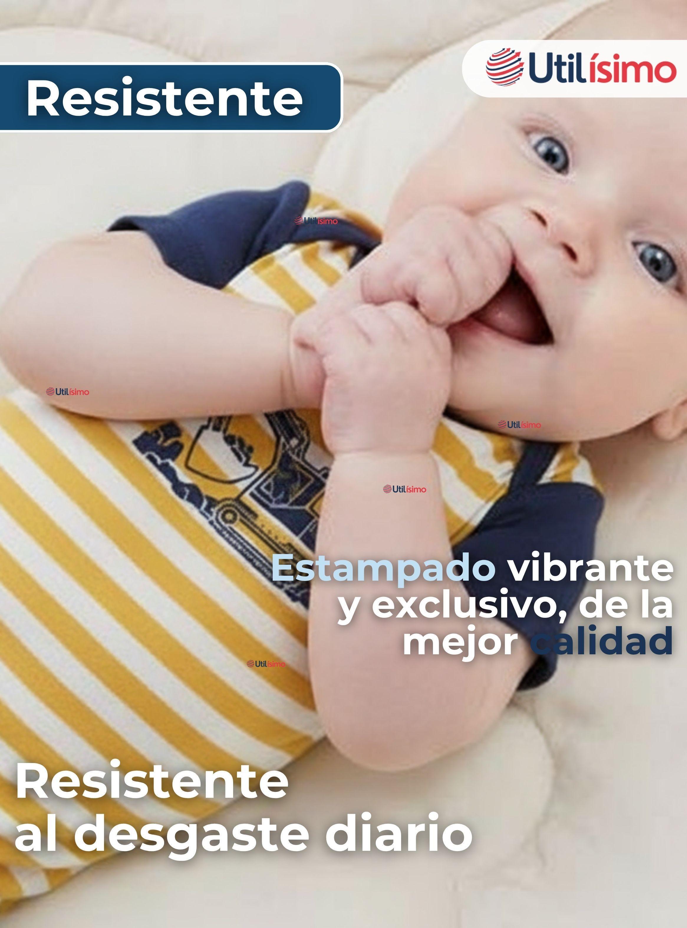 Pack 4 Bodys Niños Manga Corta Tedmimak 100% Algodón Baby Builders in Action-7