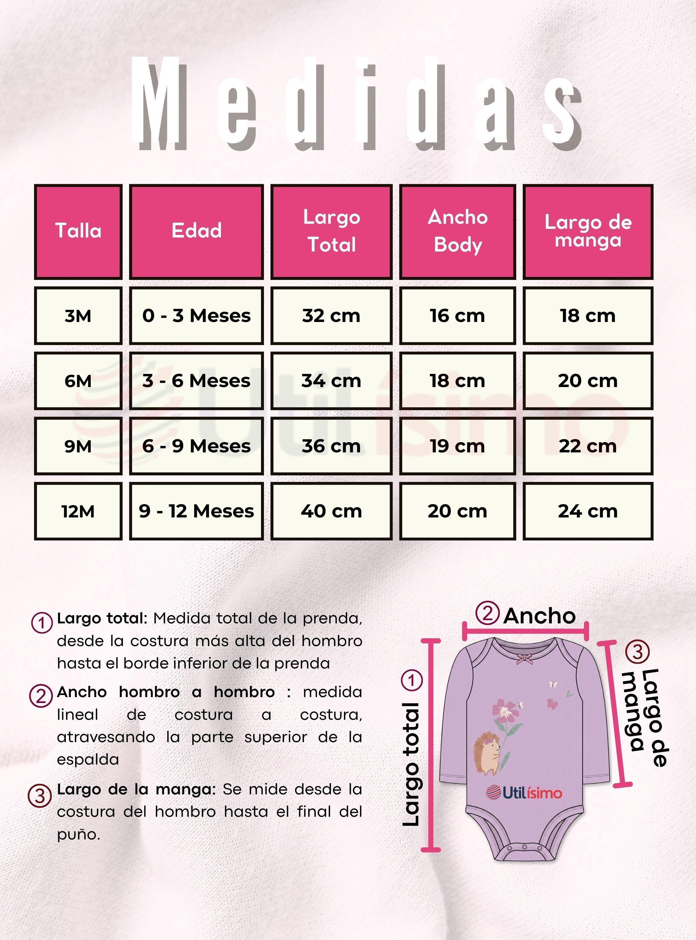 Pack 5 Bodys Manga Larga 100% Algodón Pink Blossom Tedmimak de Bebé Niña-3