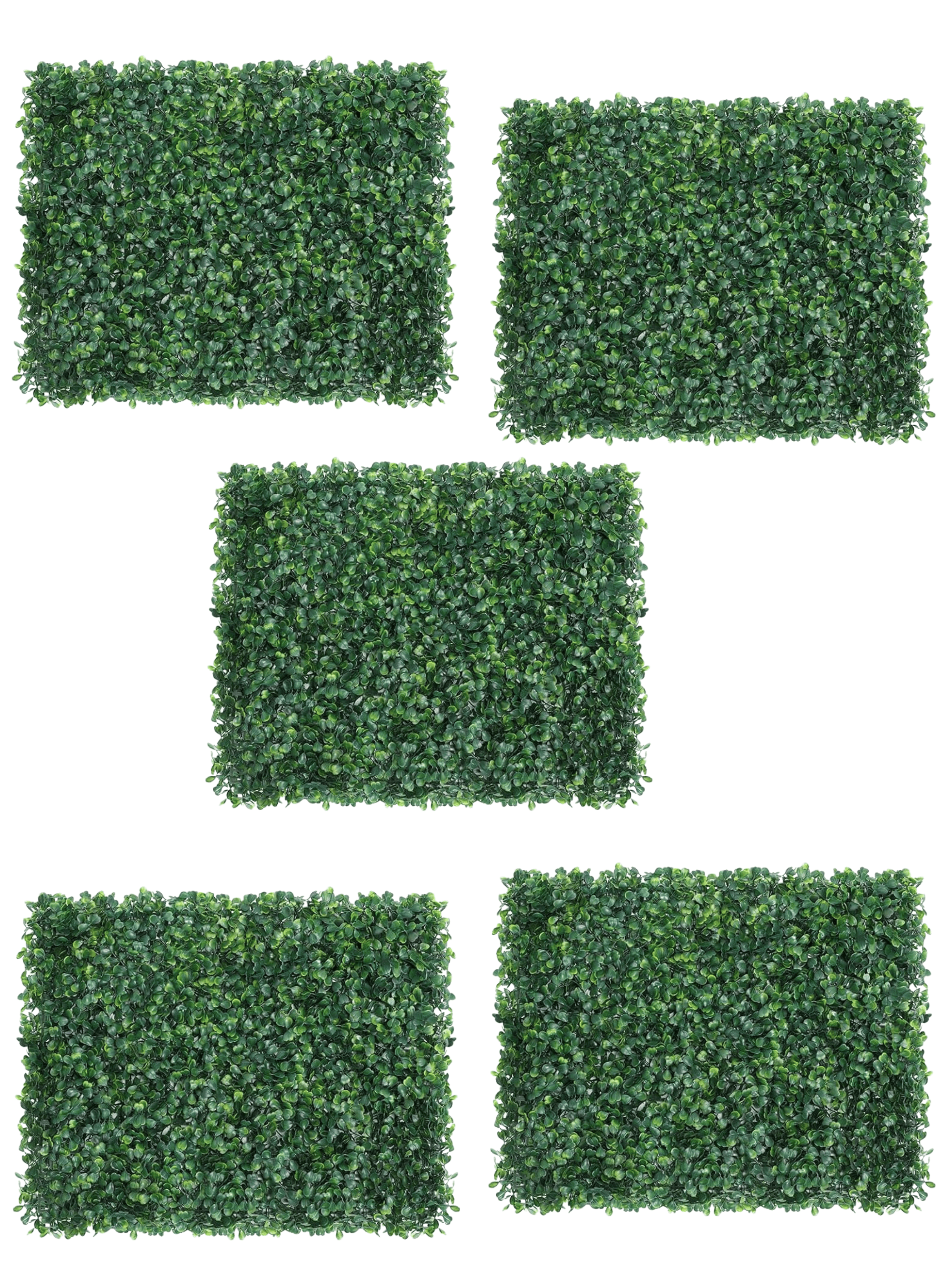 Pack 5 Palmetas artificial trebol vertical de 60x40cm - Envío Gratis-0