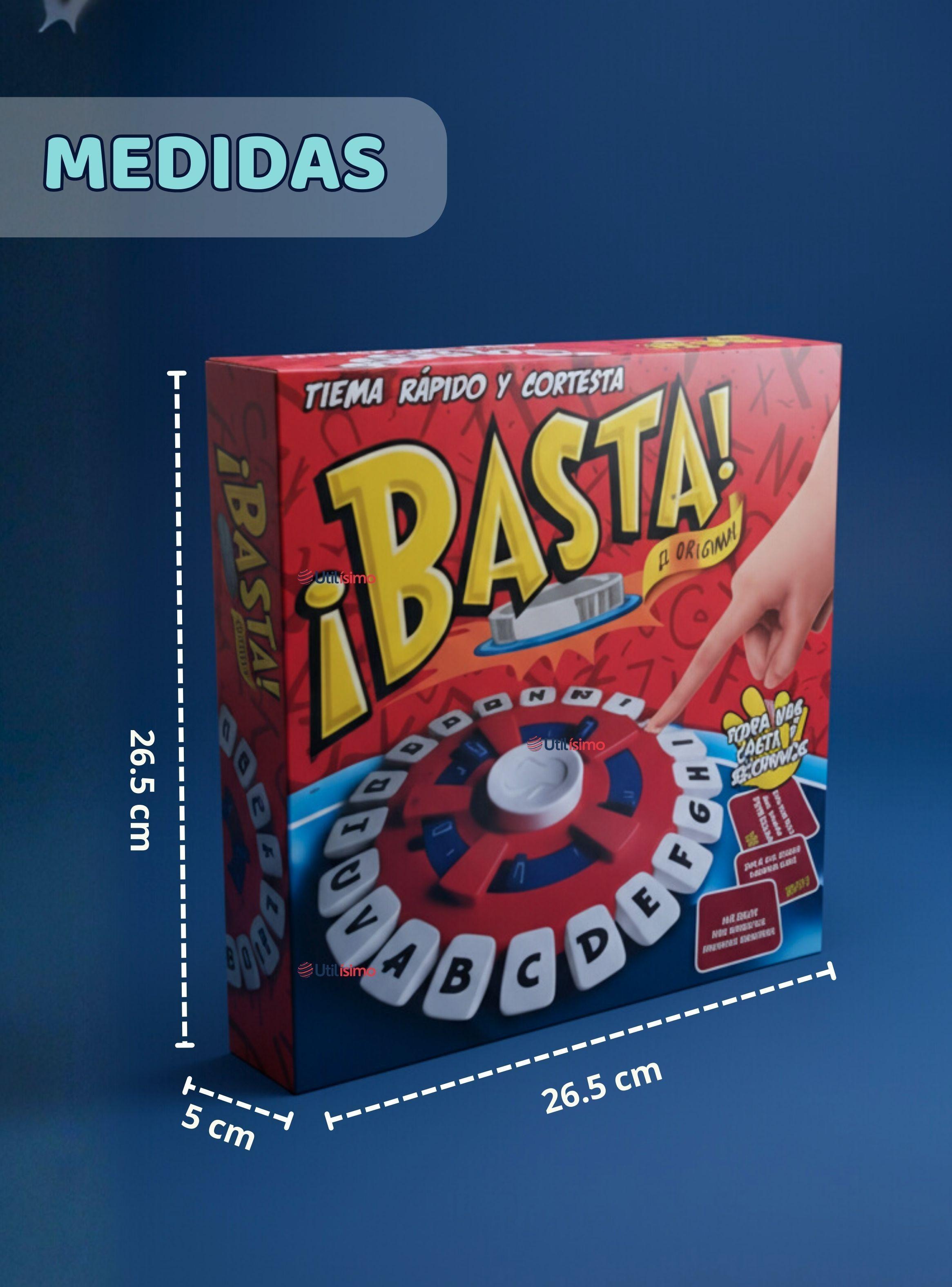 Basta Juego De Palabras de Calidad Premium Piensa Rápido Contesta Stop Original-2