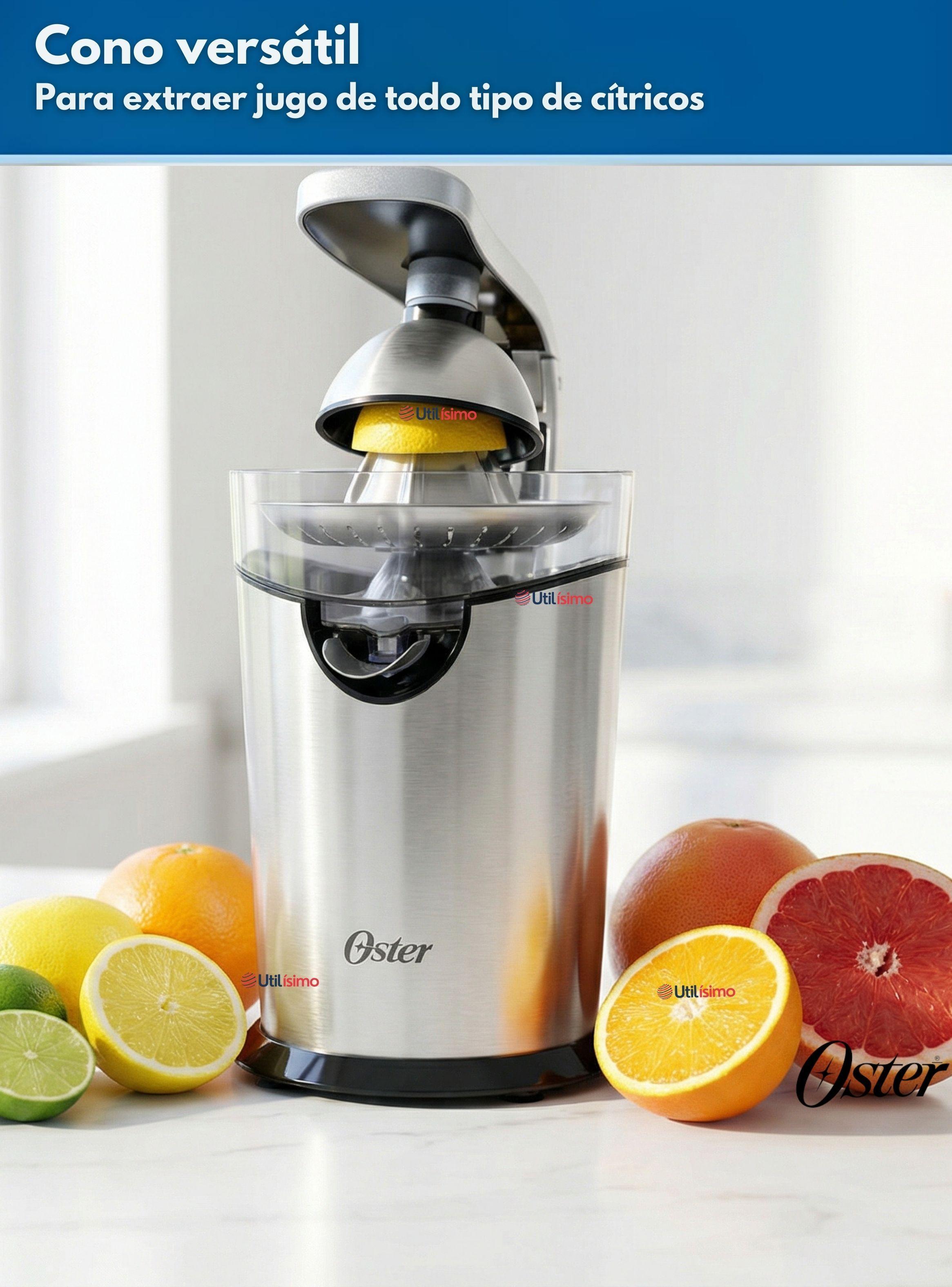 Exprimidor de cítricos Oster® Acero inoxidable FPSTJU4200 Versión 2026-3