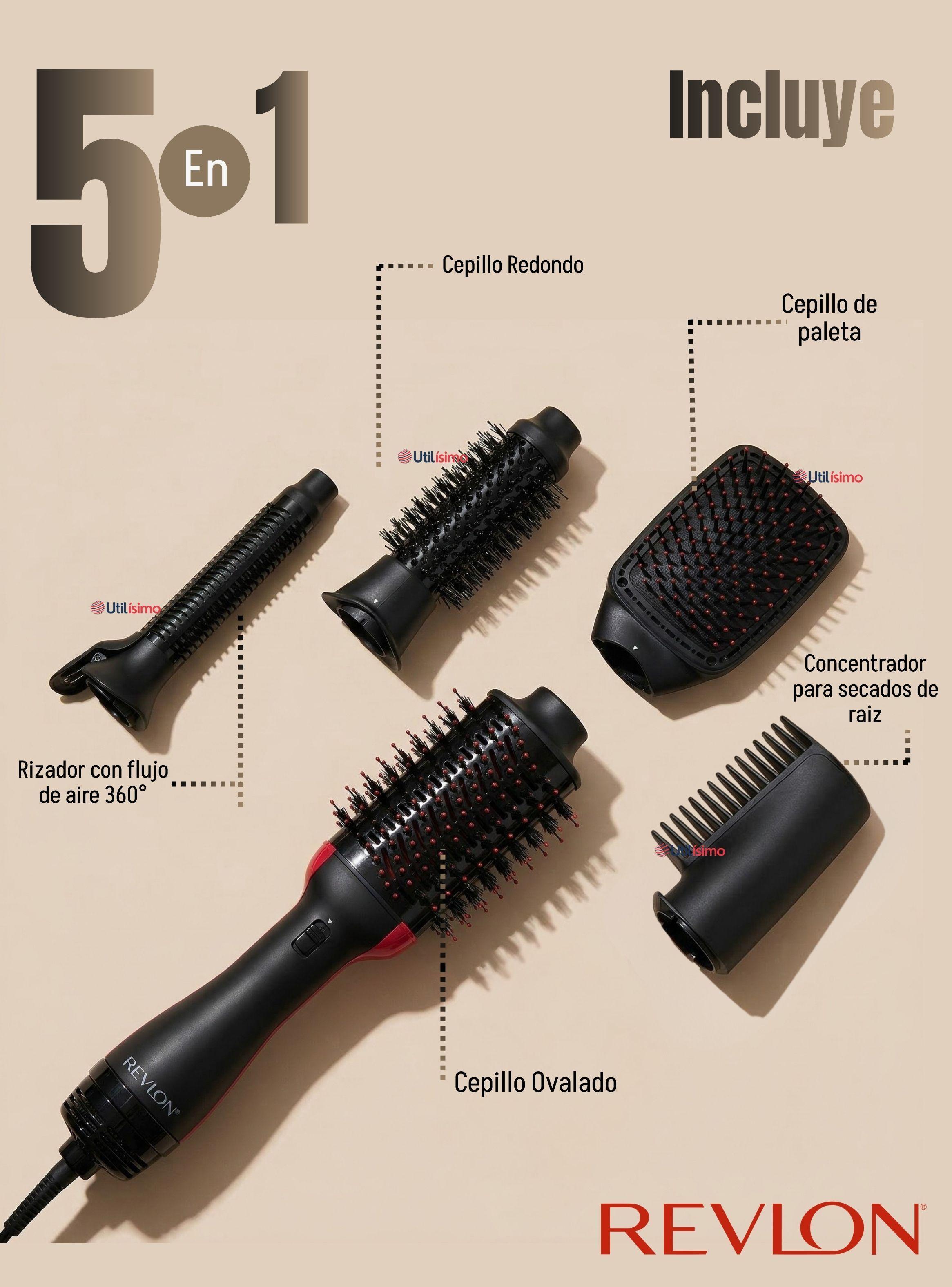 One Step Cepillo Secador Alisador 5 En 1 Revlon Potencia de 1200W Multistyler-3