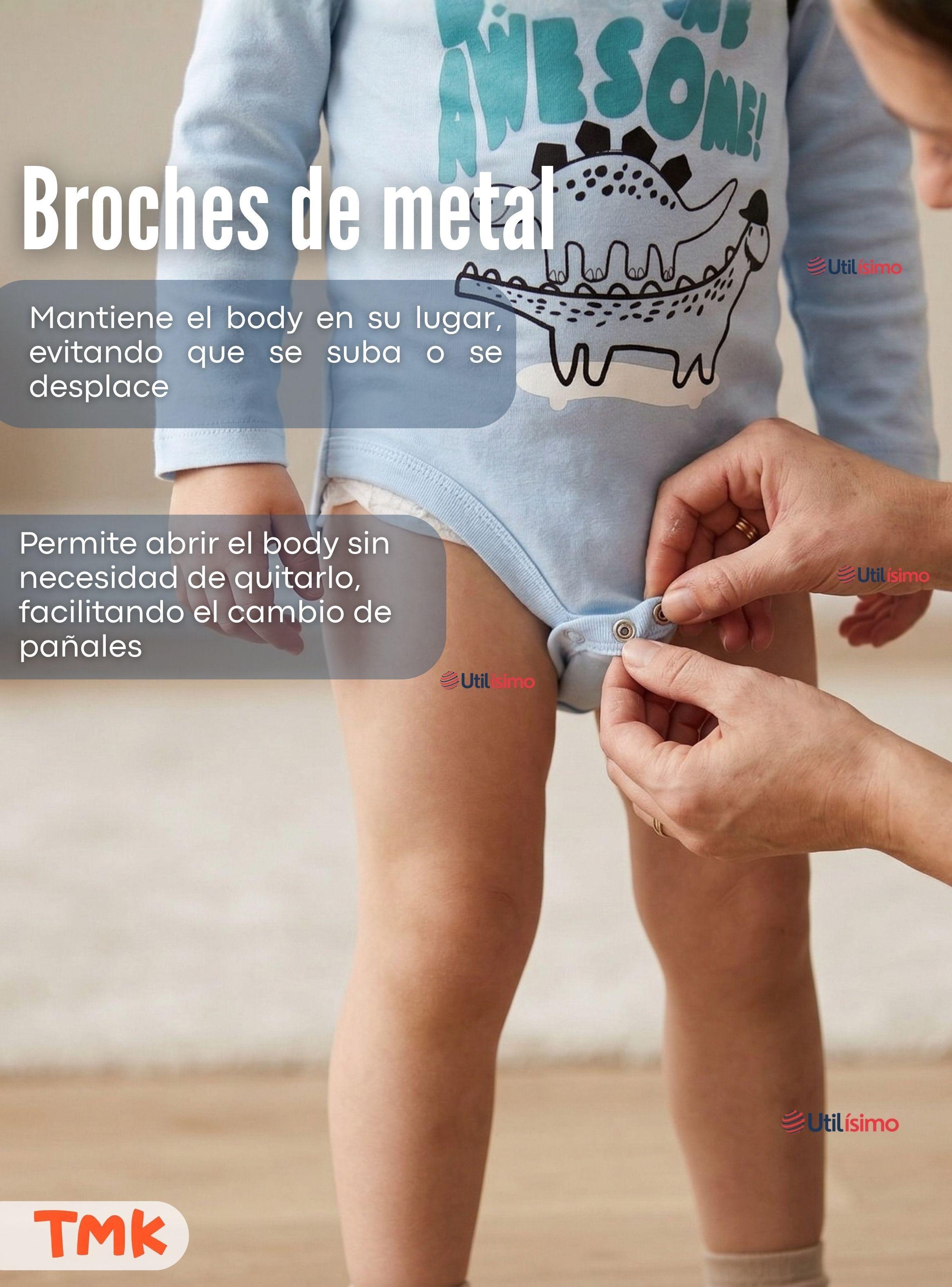 Pack 5 Bodys Manga Larga 100% Algodón Bebé Niños Dino Aventure-4