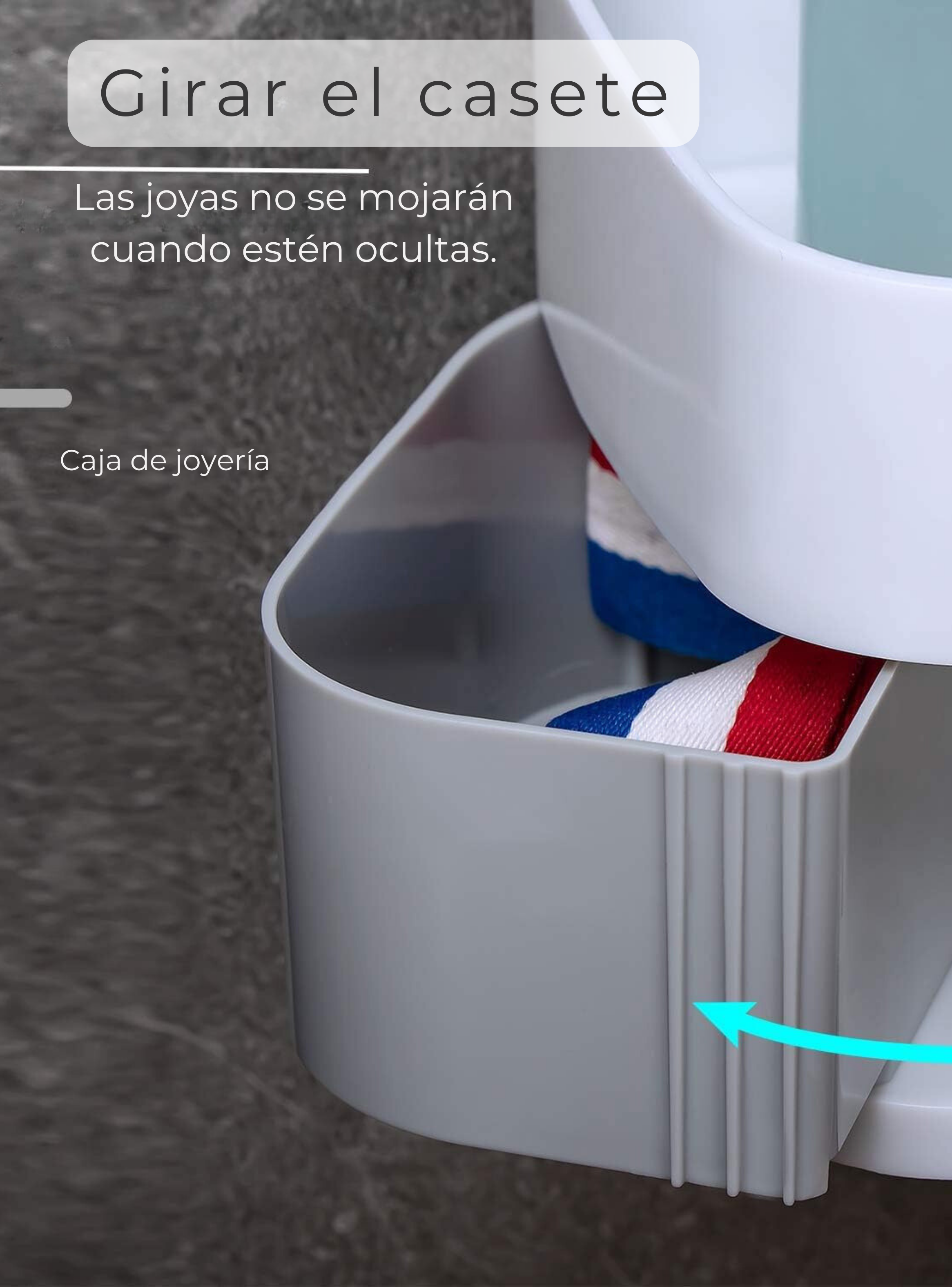 Organizador Esquinero Ajustable Multiuso para Baño y Cocina-4