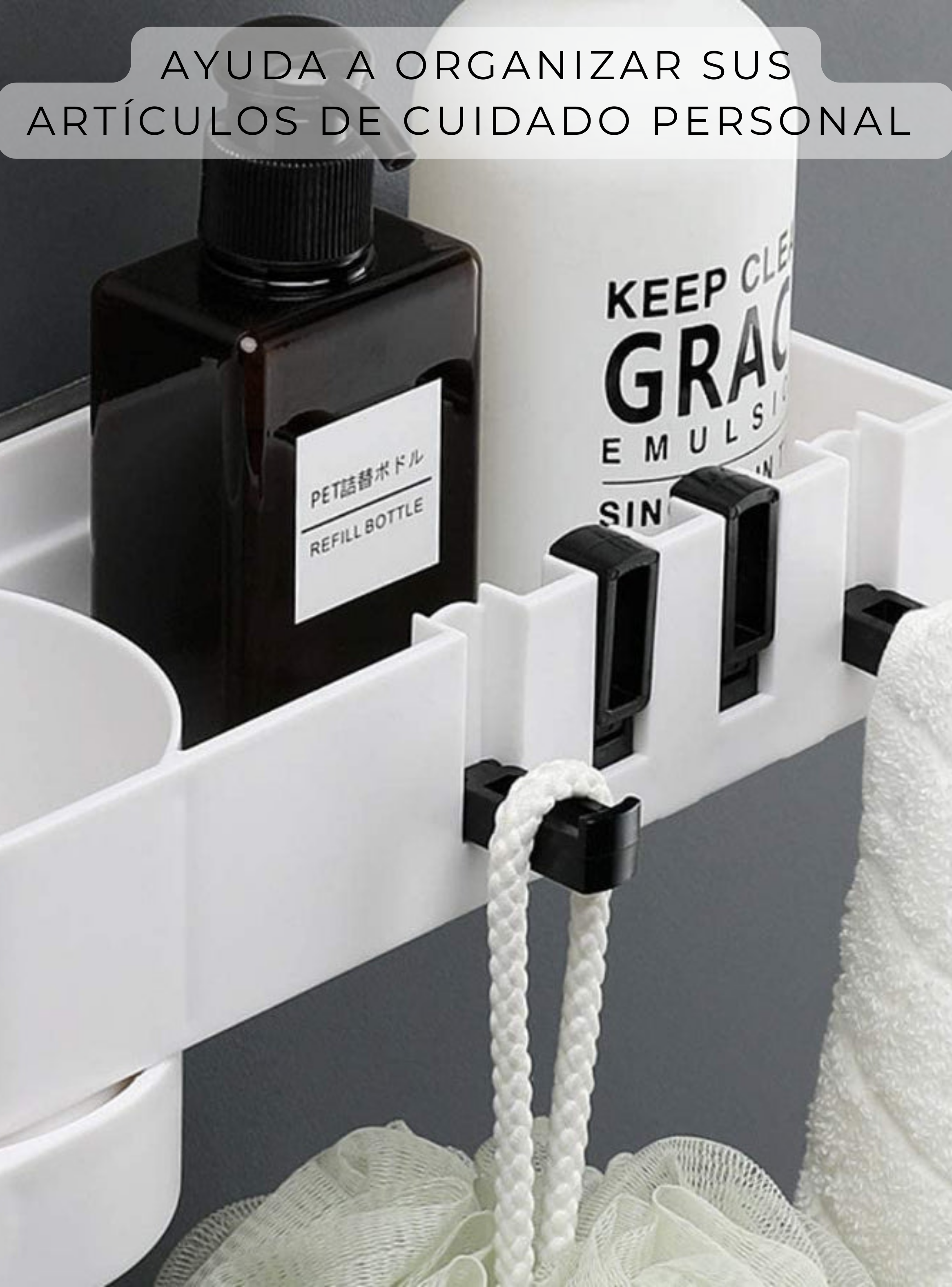 Organizador Esquinero Ajustable Multiuso para Baño y Cocina-7
