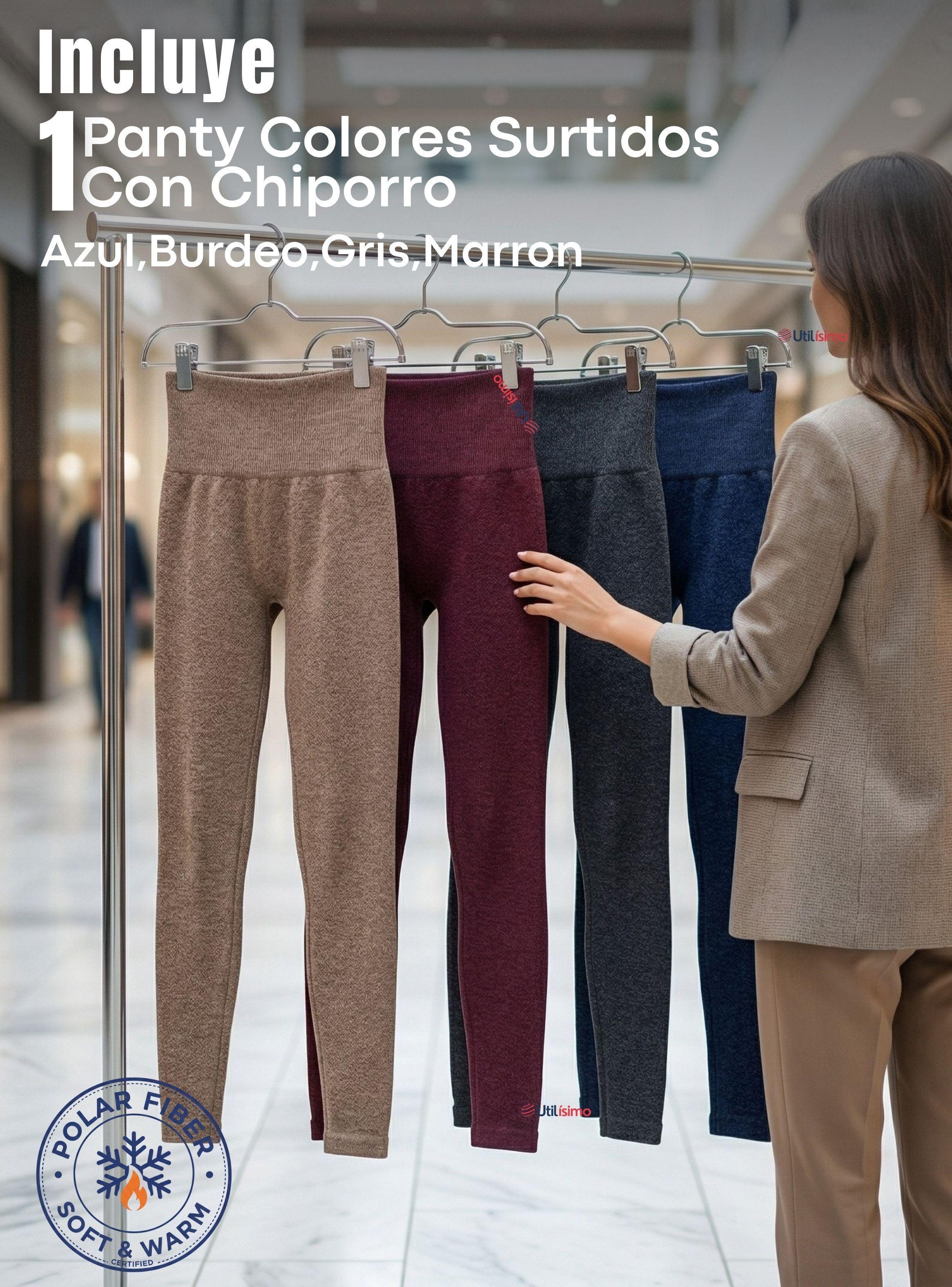 Calza Lola Reductora Sin Costura Tiro Alto Interior de Polar-2