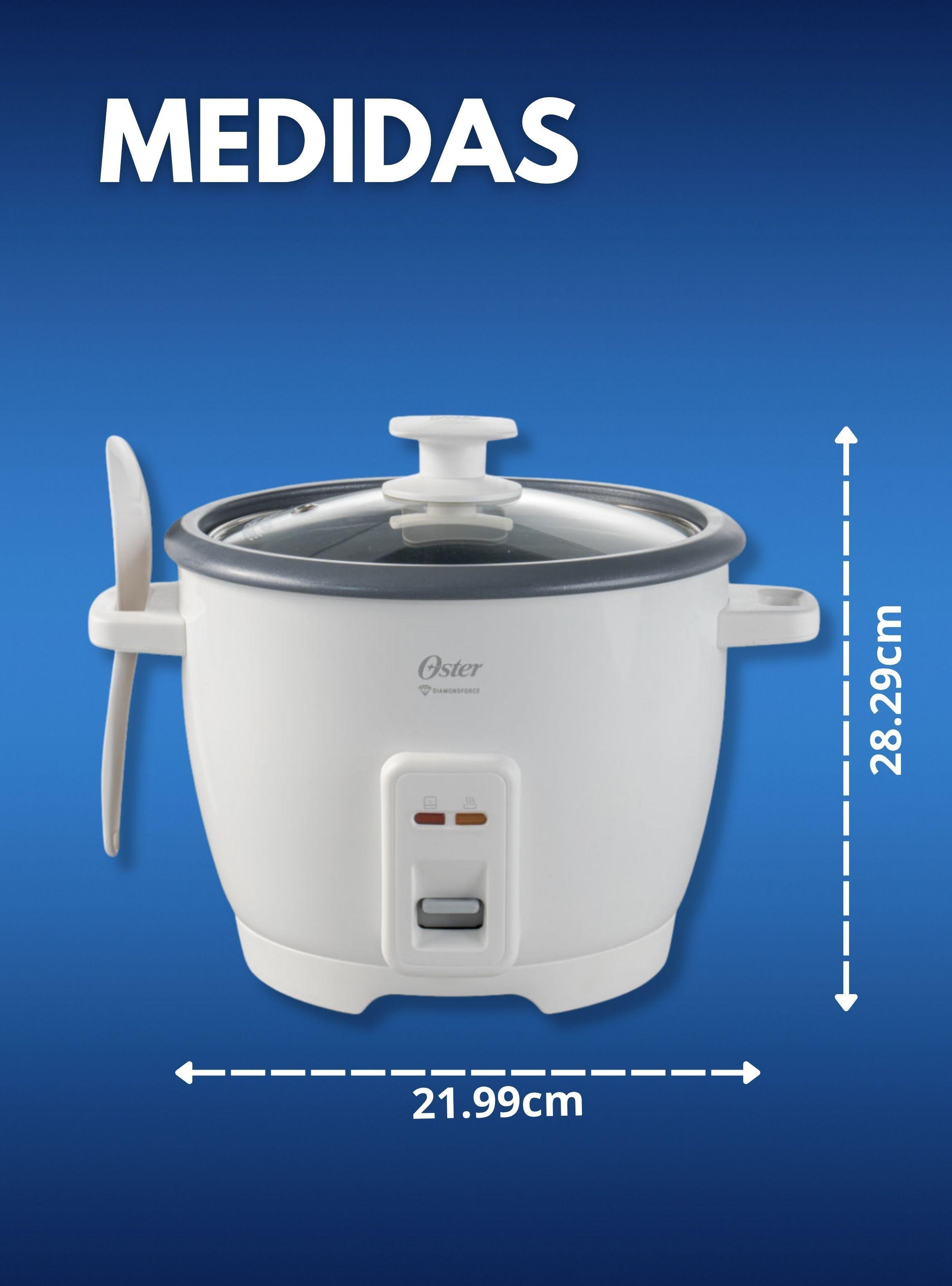 Arrocera Oster Capacidad de 7 Tazas, con DiamondForce, CKSTRCB7DFWHT-2