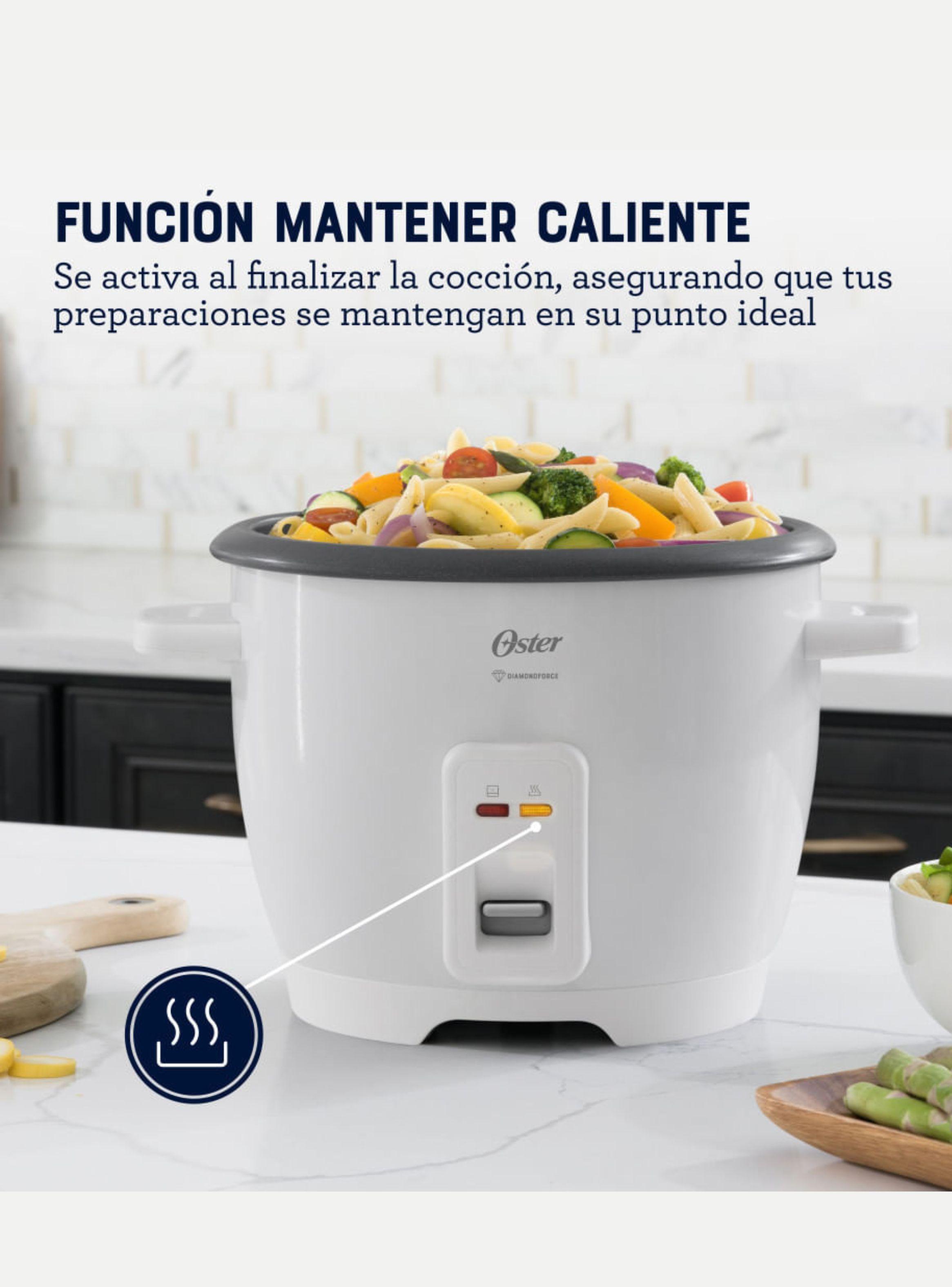 Arrocera Oster Capacidad de 7 Tazas, con DiamondForce, CKSTRCB7DFWHT-5