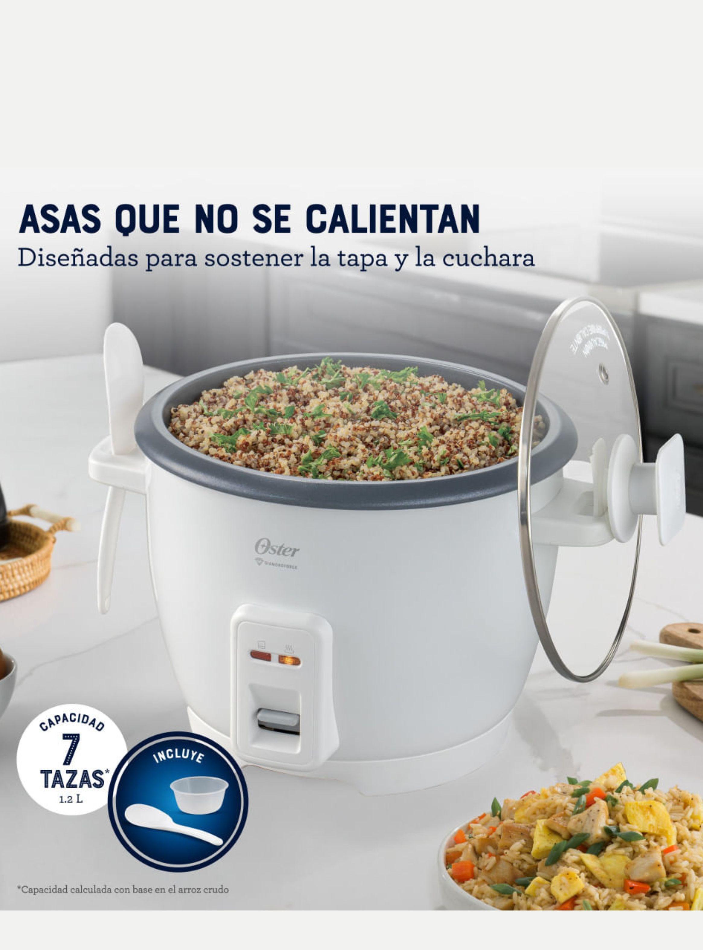 Arrocera Oster Capacidad de 7 Tazas, con DiamondForce, CKSTRCB7DFWHT-6