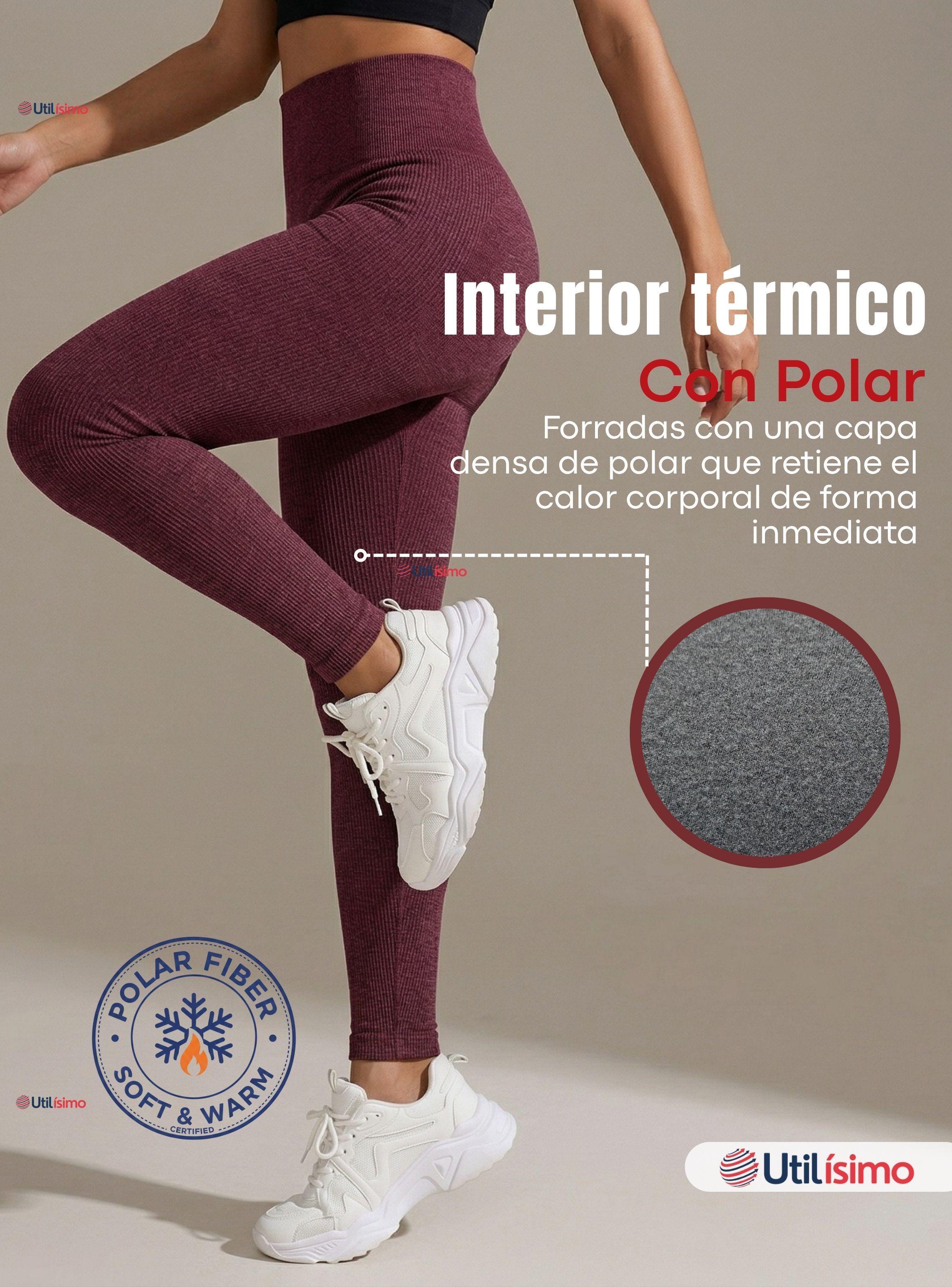 Pack 3 Calzas Lola Reductoras Sin Costura Tiro Alto Interior de Polar-6