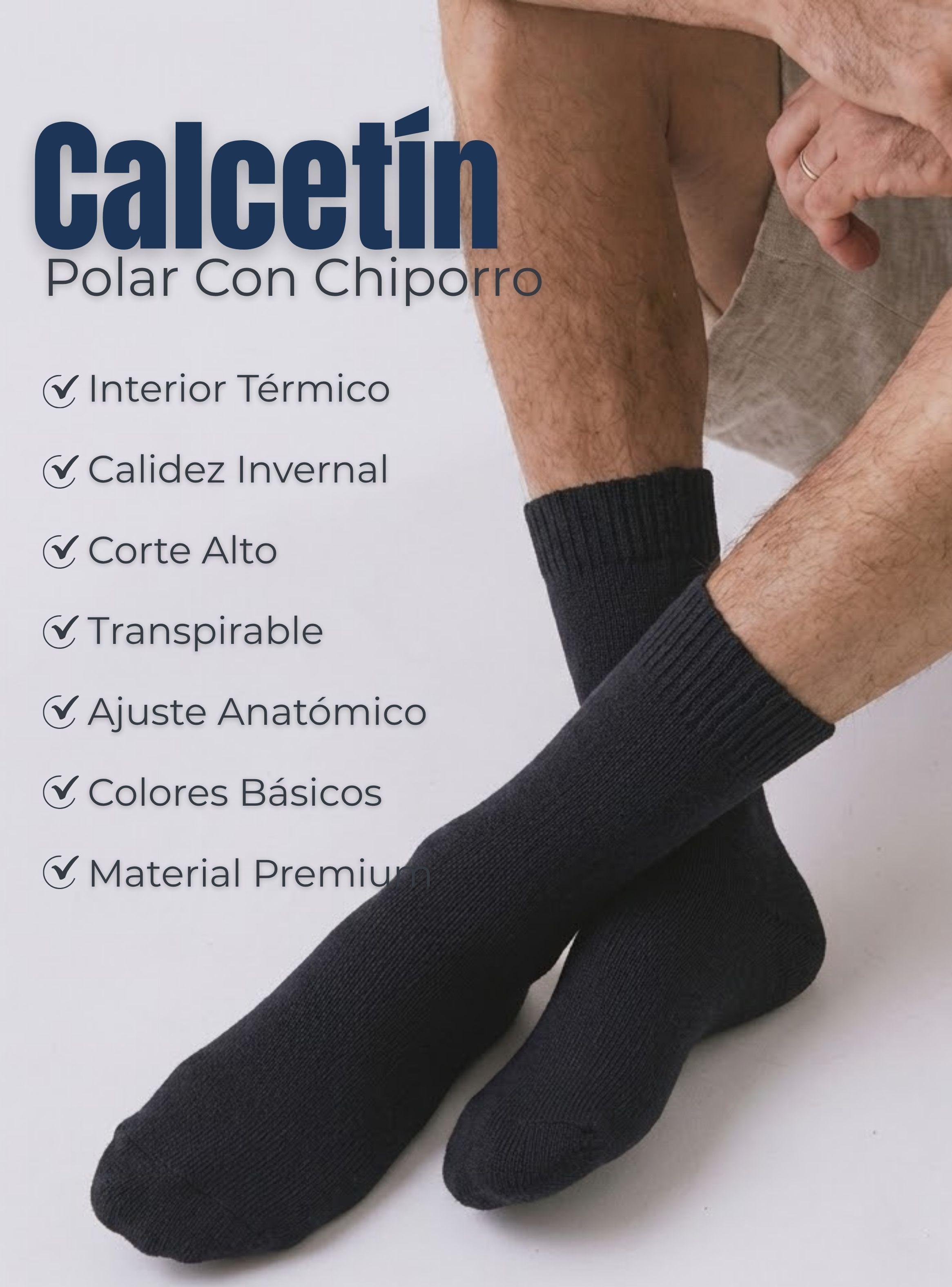 Pack 3 Pares Calcetines Térmicos Corte Alto Hombre Colores Surtidos-4