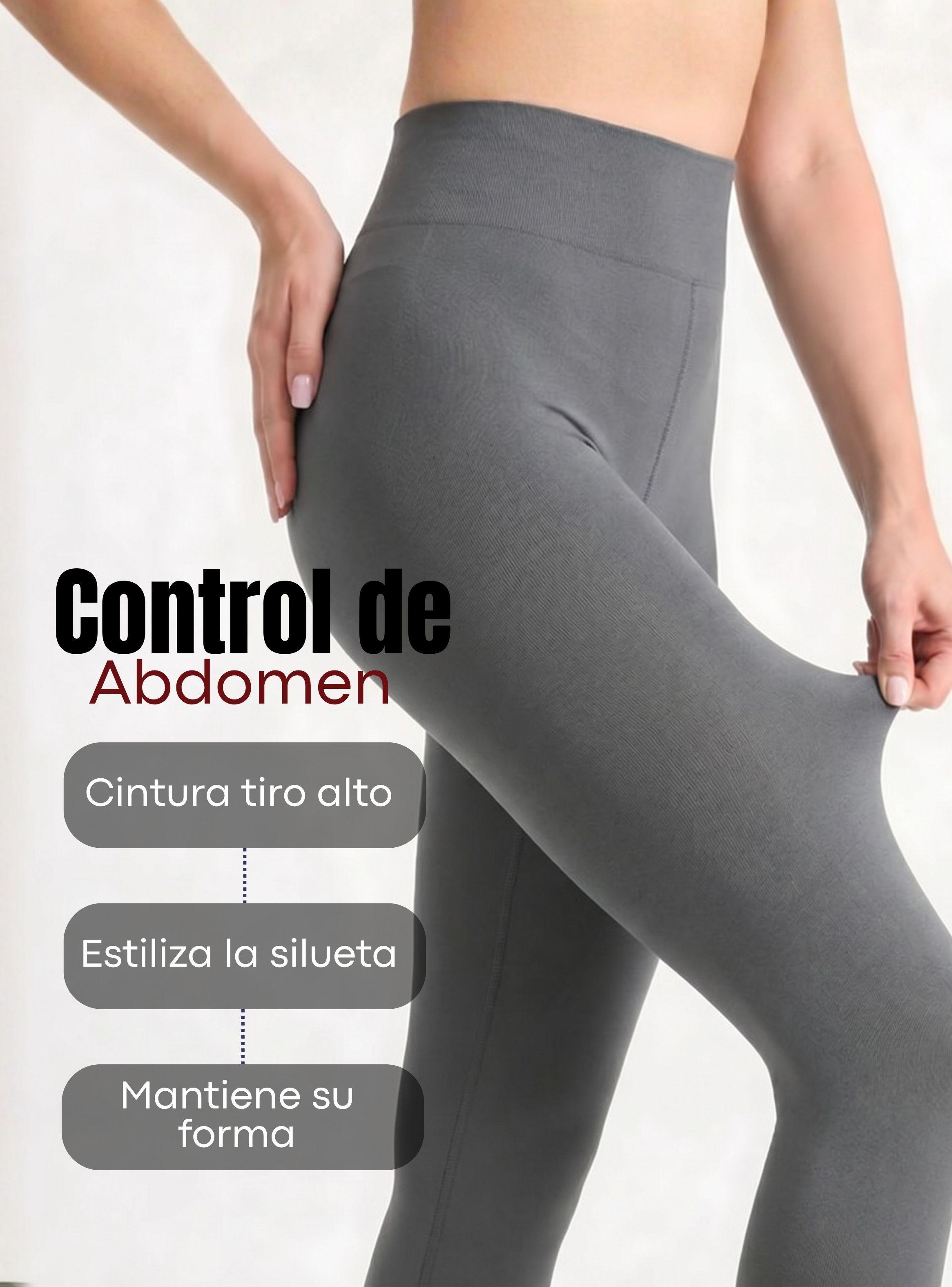 Pack 3 Calzas Pantys Con Chiporro Térmica Mujer Elasticada Color Gris-7