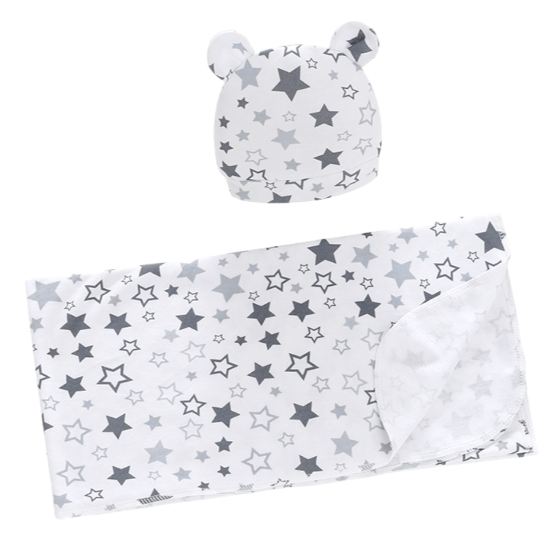 Set de Gorrito y Manta de Dormir para Bebé Jump Kids Surtido-5