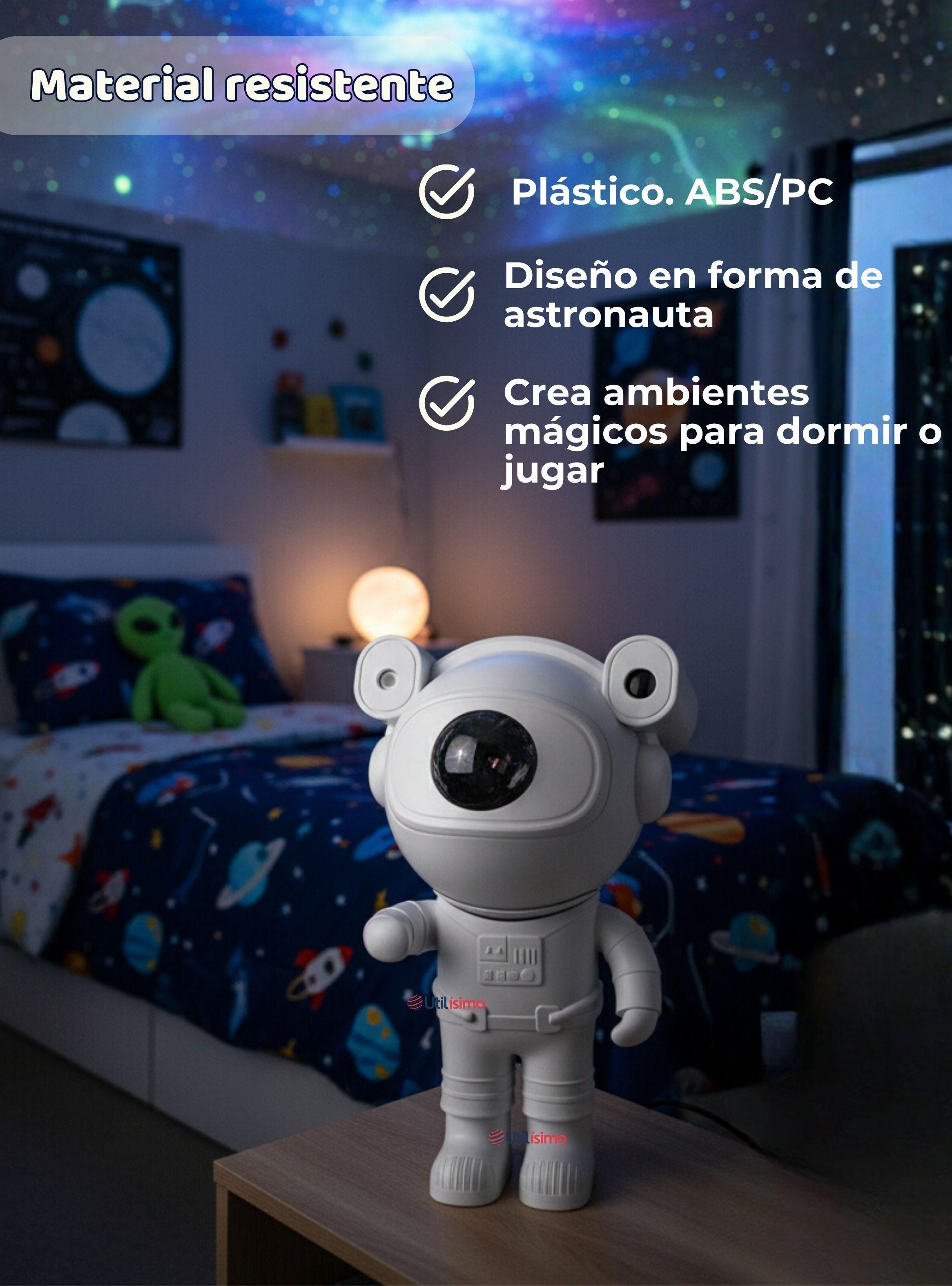 Lámpara Proyector Astronauta De Galaxia Luz Led Bluetooth-5