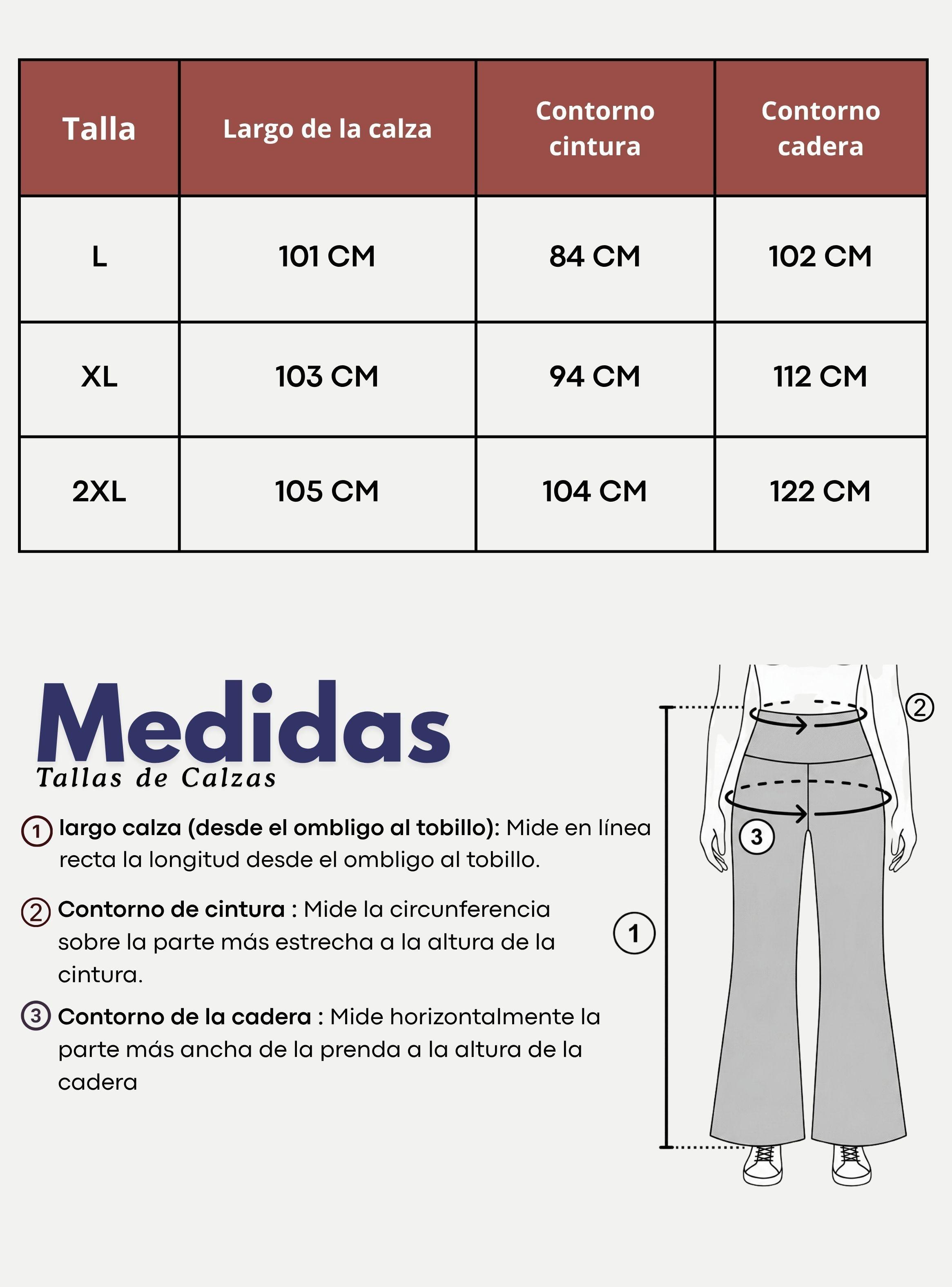 Calza Polar Con Chiporro Palazzo Mujer Elasticada Térmica Color Burdeo Jeans-3