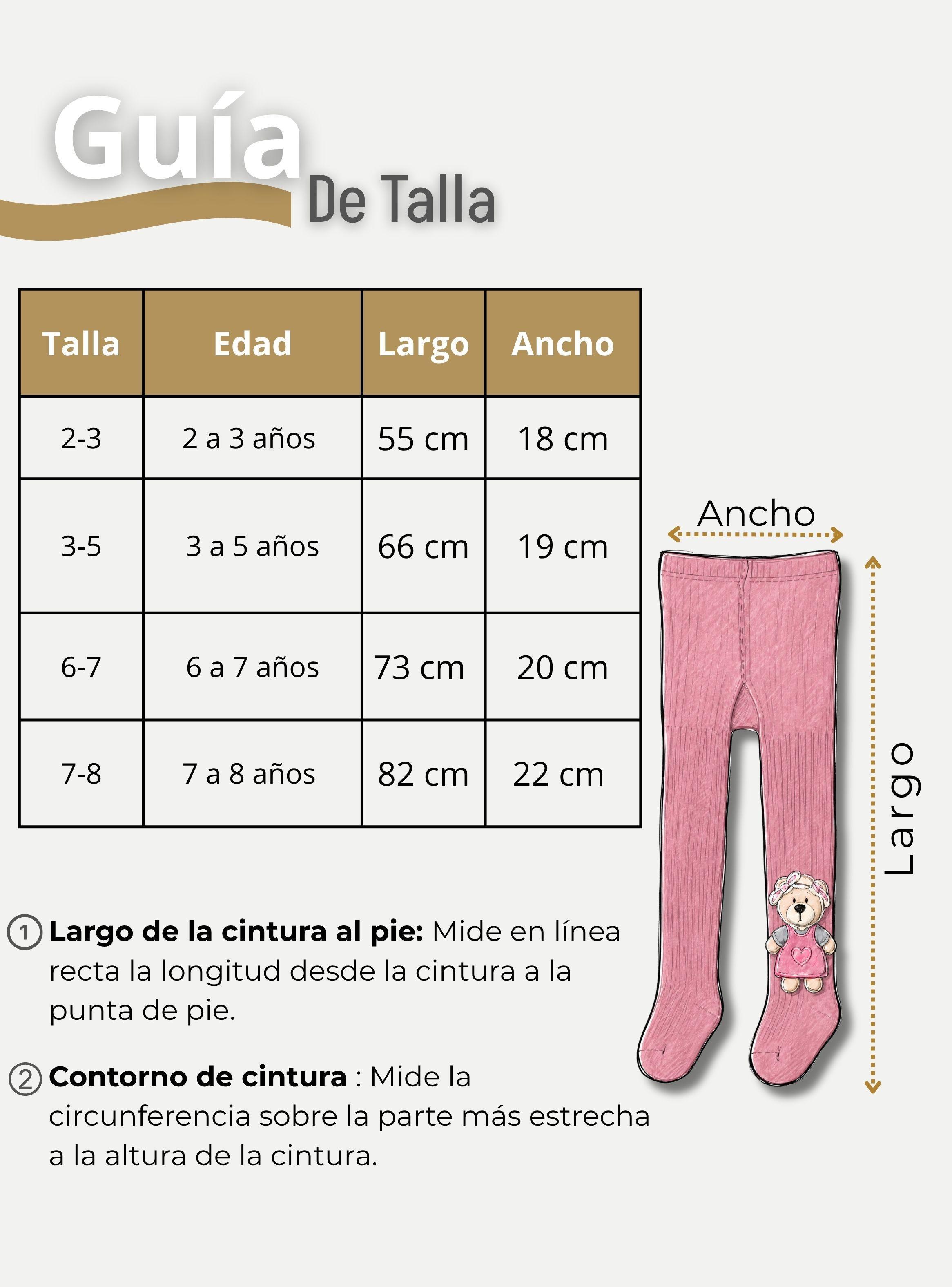 Panty 3D Osito Rosado Tejida Niña Ballerina 78% de Algodón Premium-3