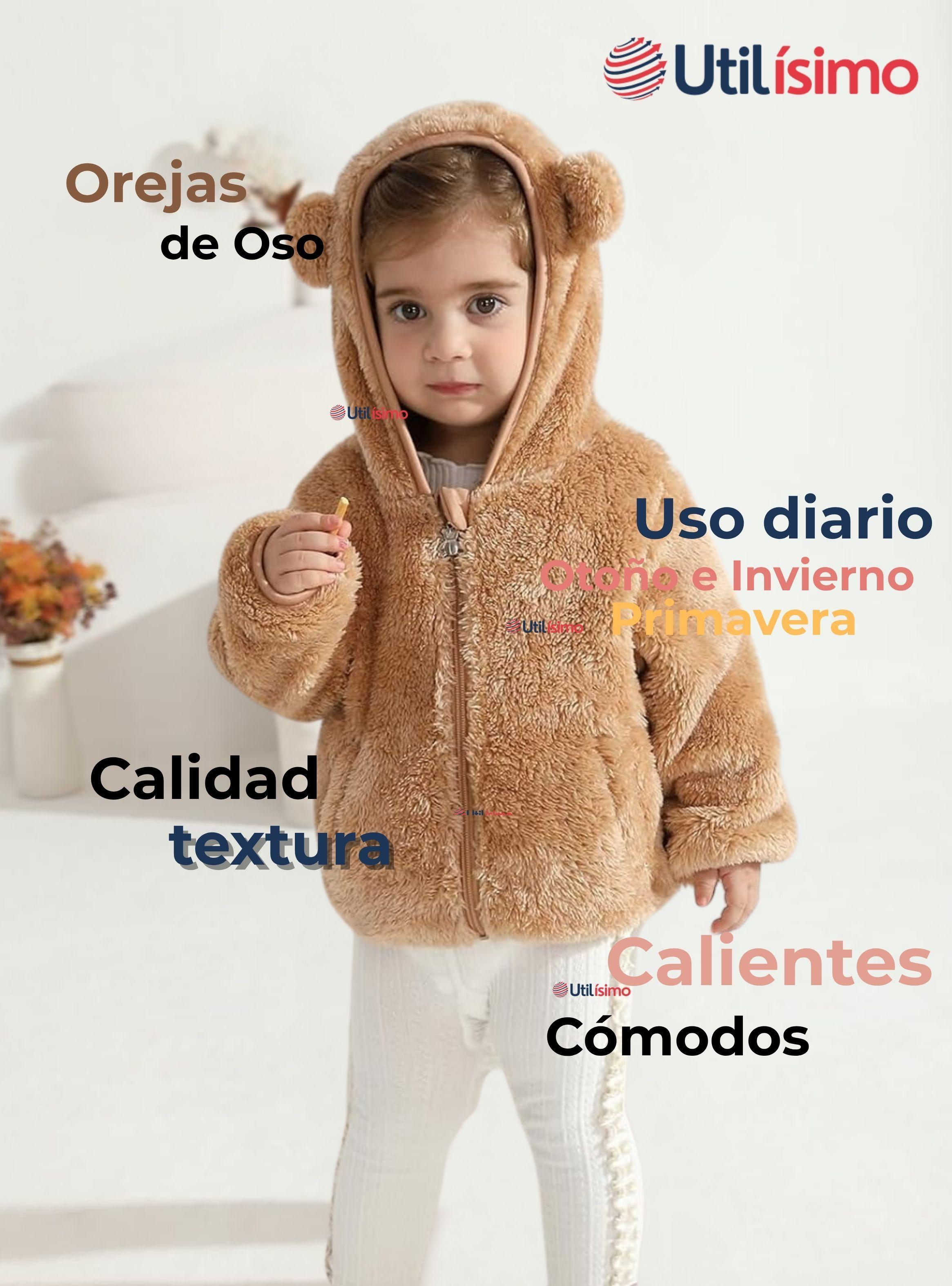 Chaqueta Polar con Capucha Niña Animalitos Cafè-3