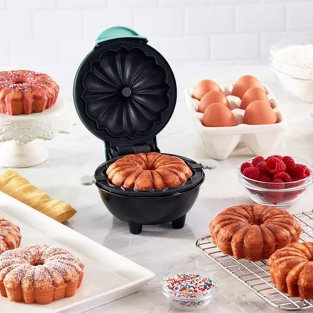 Máquina Mini Bundt Queque Pastel Con Molde Antiadherente-4
