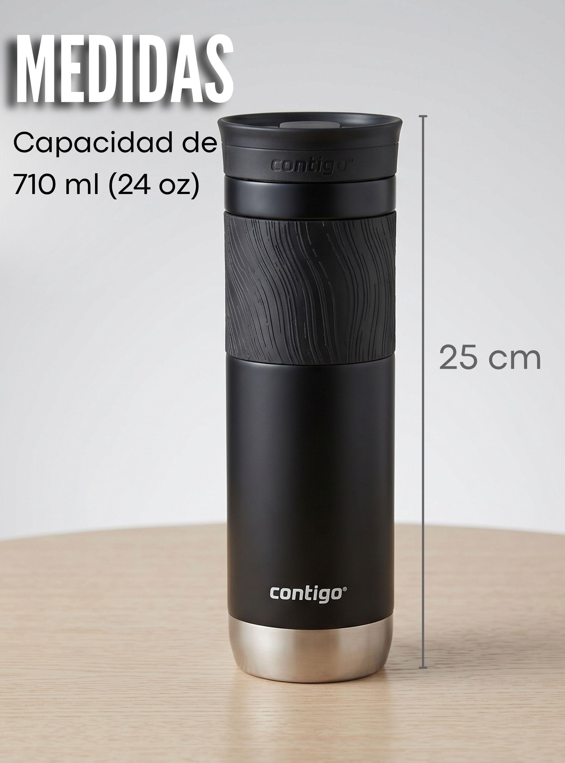 Vaso Termico Contigo Byron 2.0 Snapseal 710 ML Licorice Acero inoxidable-2