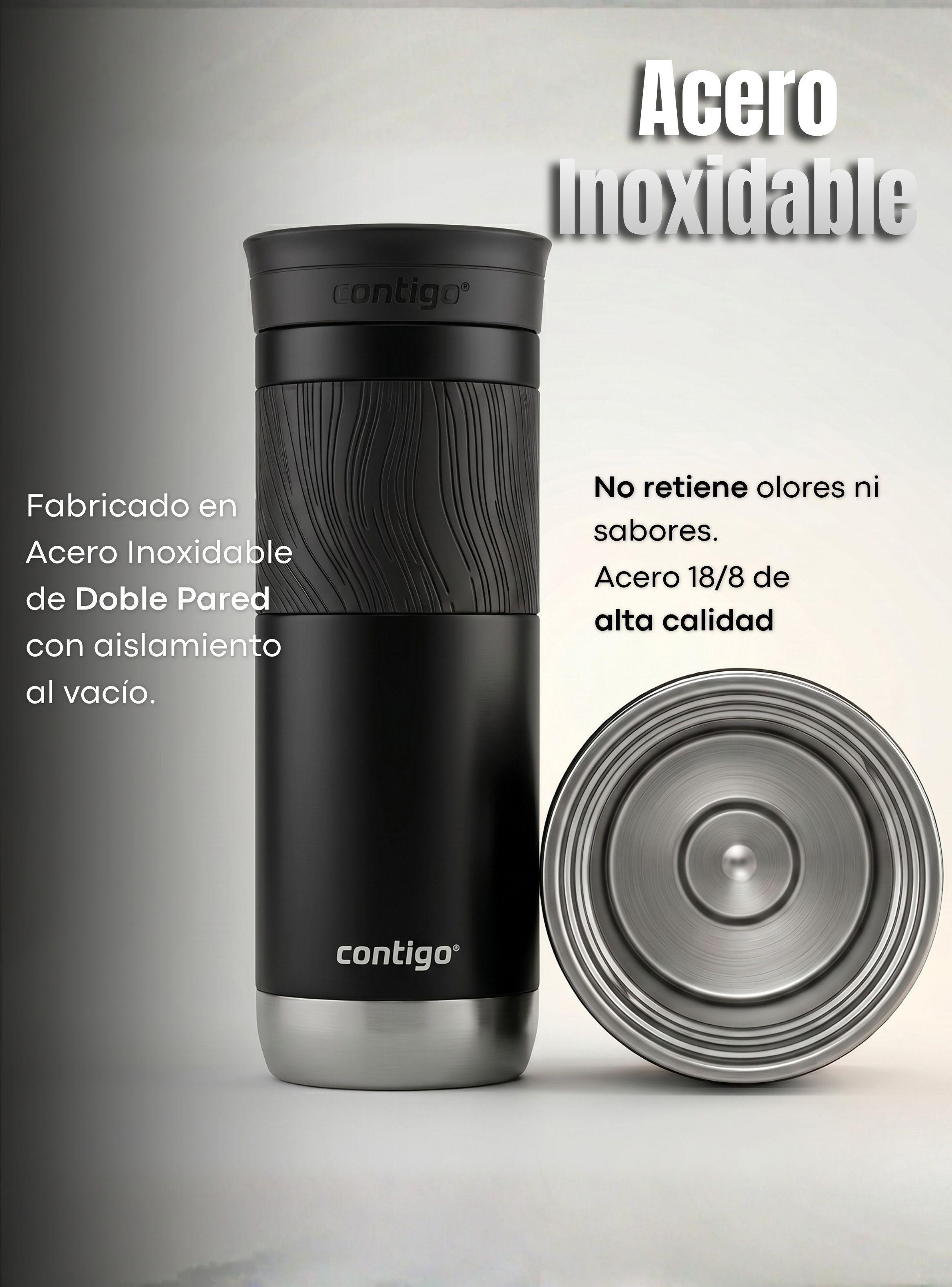 Vaso Termico Contigo Byron 2.0 Snapseal 710 ML Licorice Acero inoxidable-7