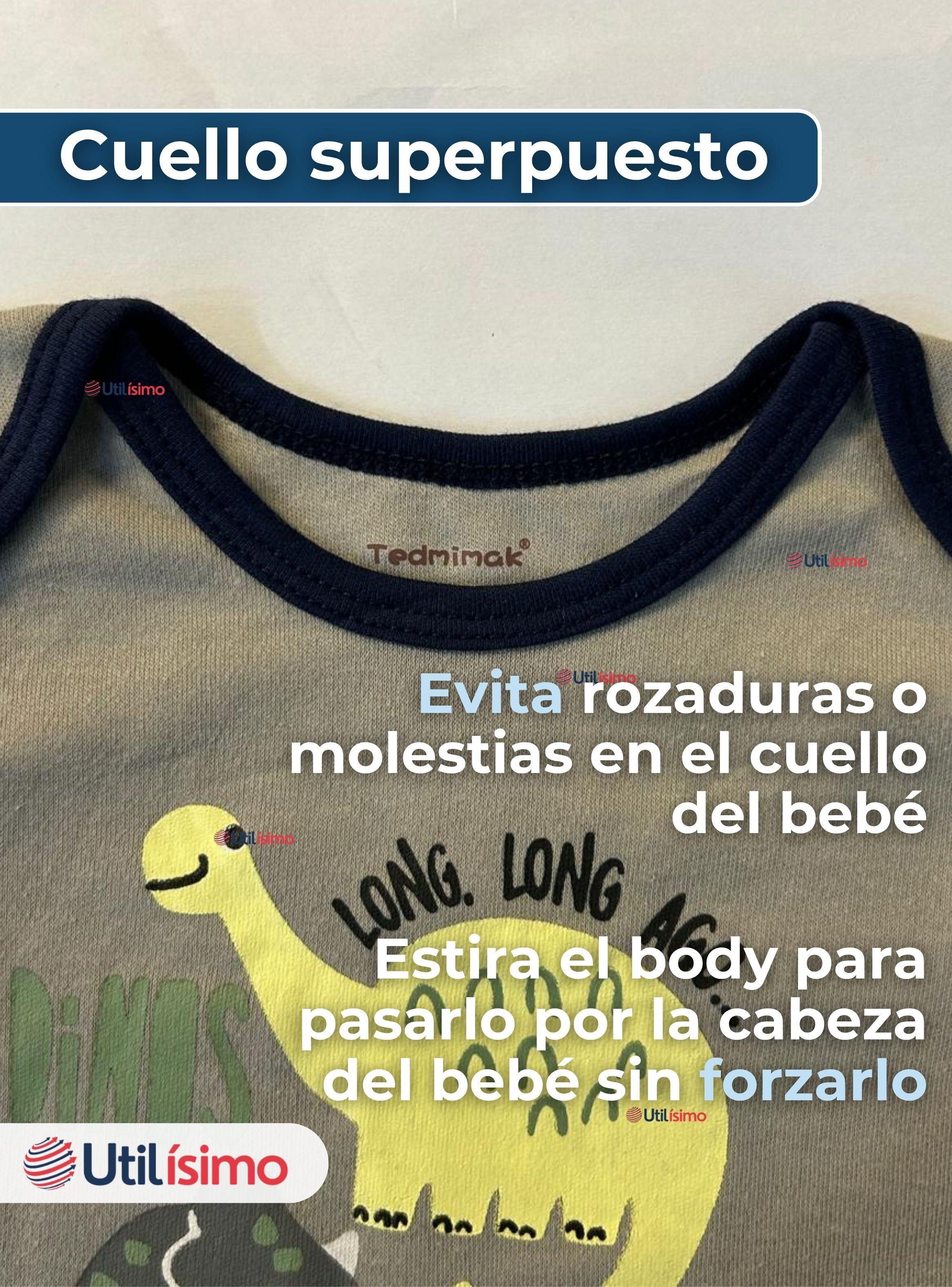 Pack 4 Bodys Niños Manga Corta Tedmimak 100% Algodón Dino Aventura-4