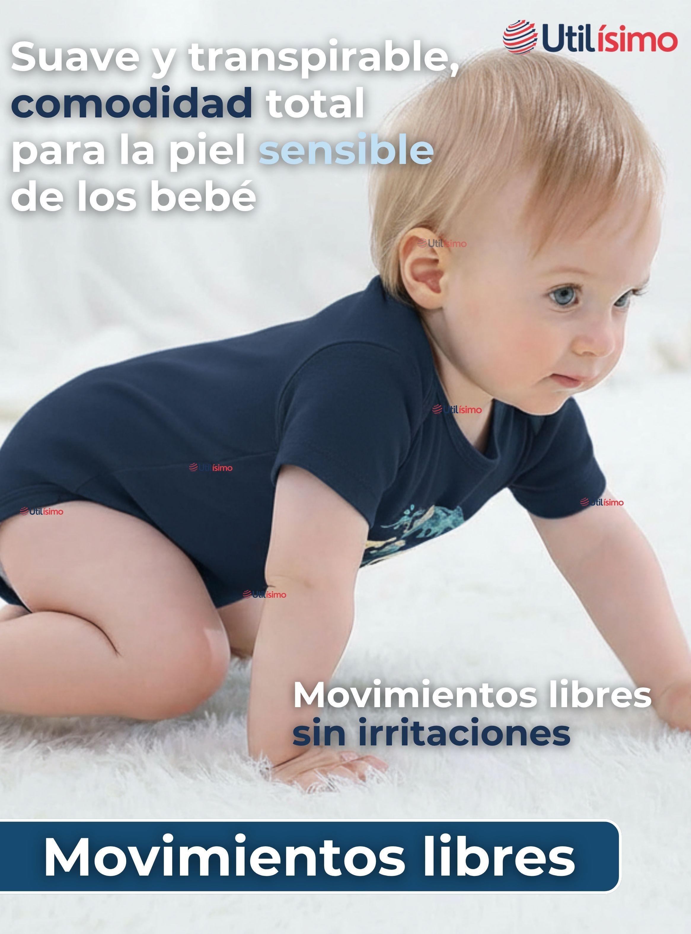 Pack 4 Bodys Niños Manga Corta Tedmimak 100% Algodón Dino Aventura-5