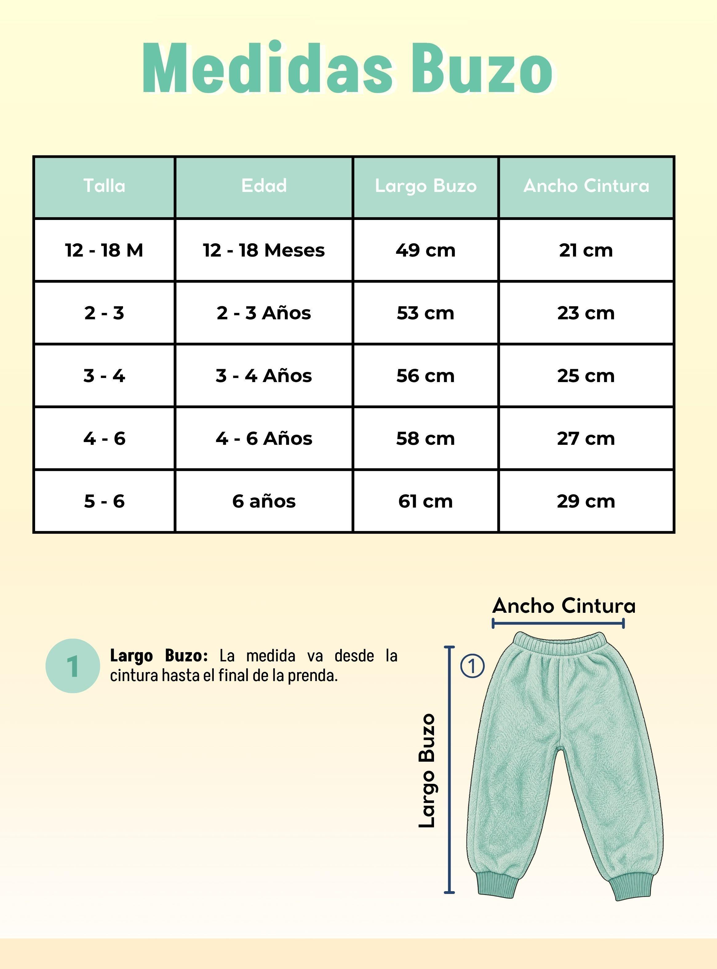 Conjunto 2 Piezas Buzo Polerón Frizado Corderito Liso Niño Bebe-5