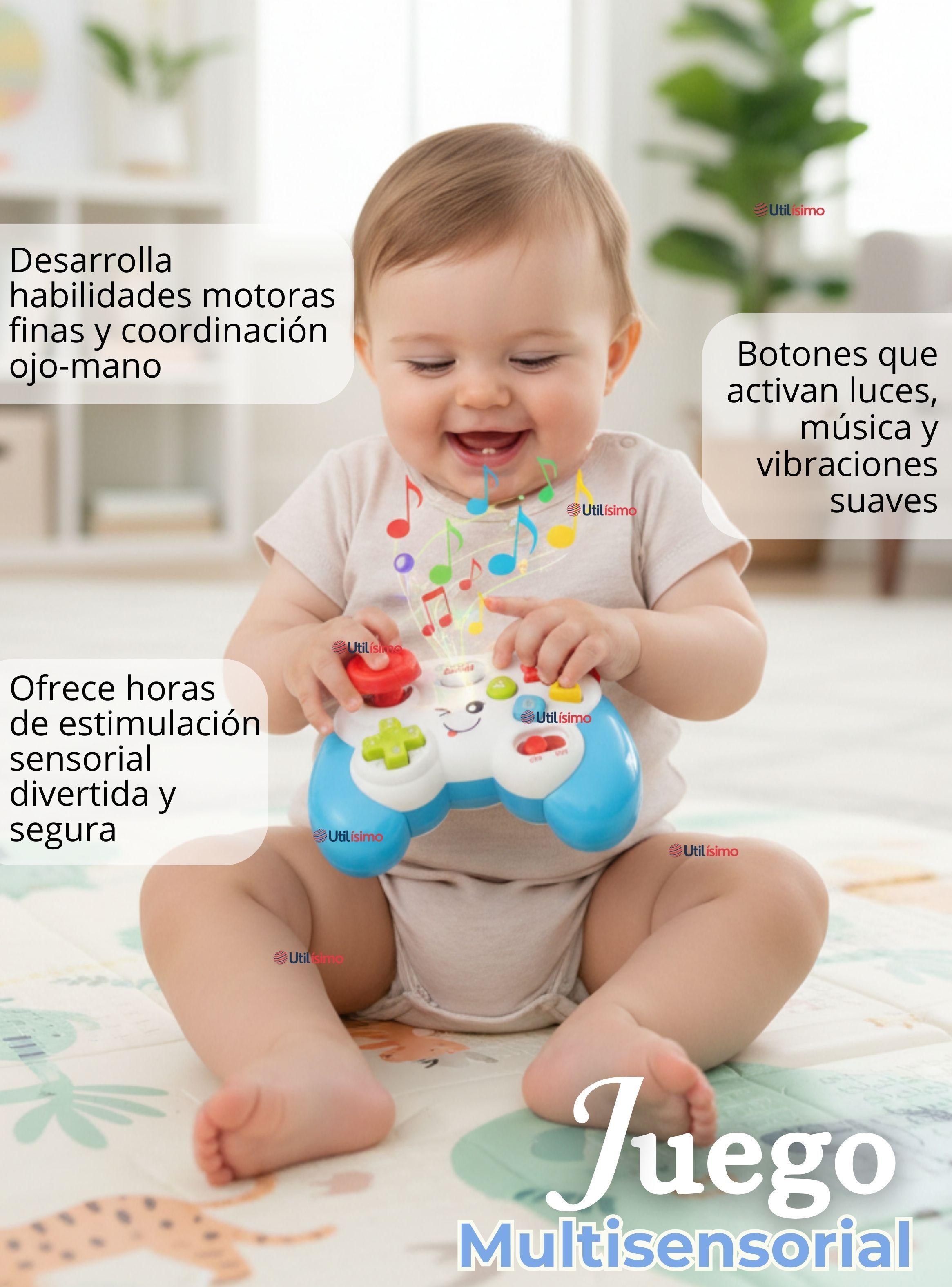 Control Mando Interactivo Música Y luces Juguete Colores Surtidos para Bebé Niño Niña-7