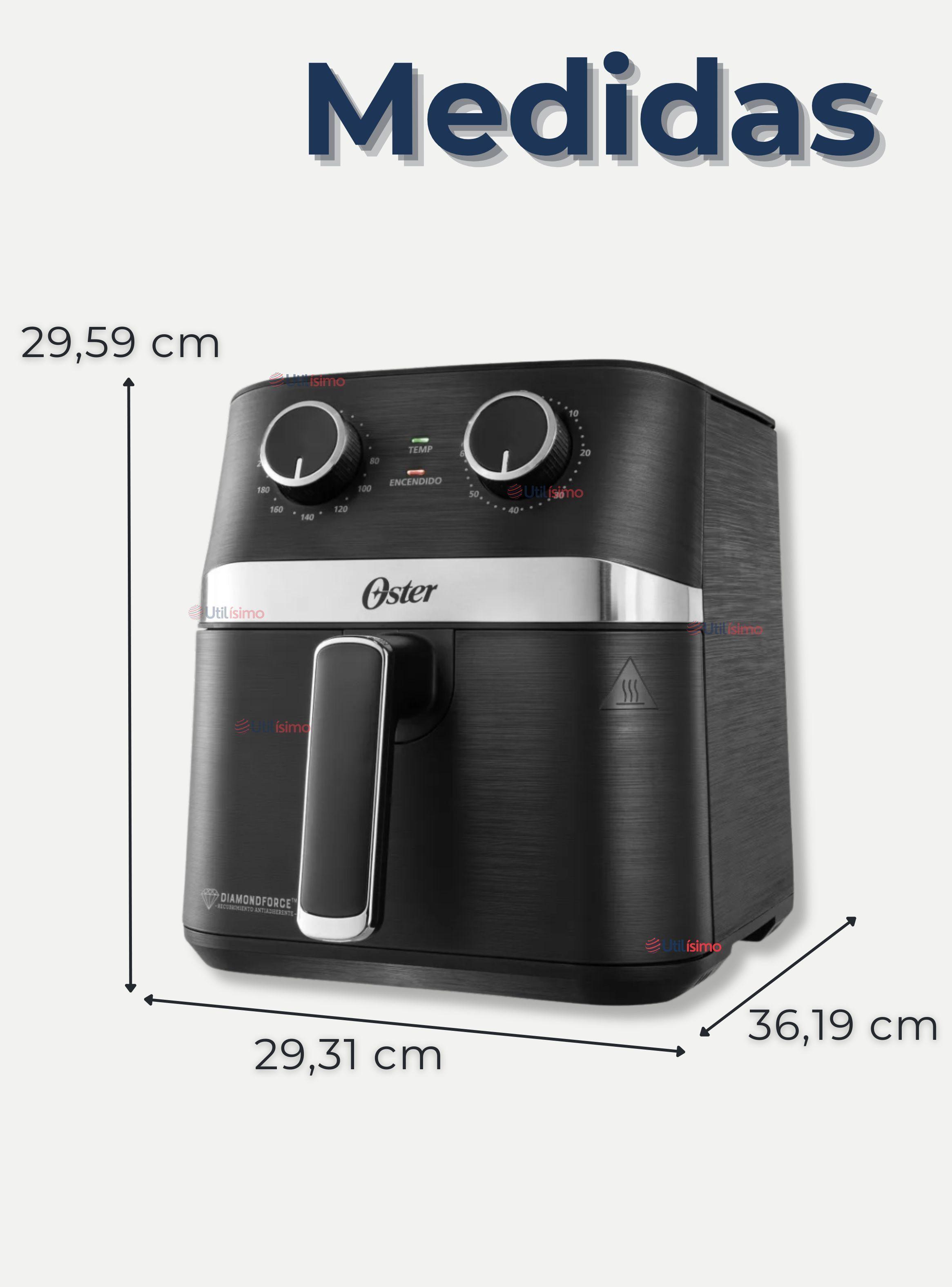 Oster® Freidora de Aire Manual, Recubrimiento Oster® DiamondForce, Capacidad de 4L ,CKSTAF401MDF-3