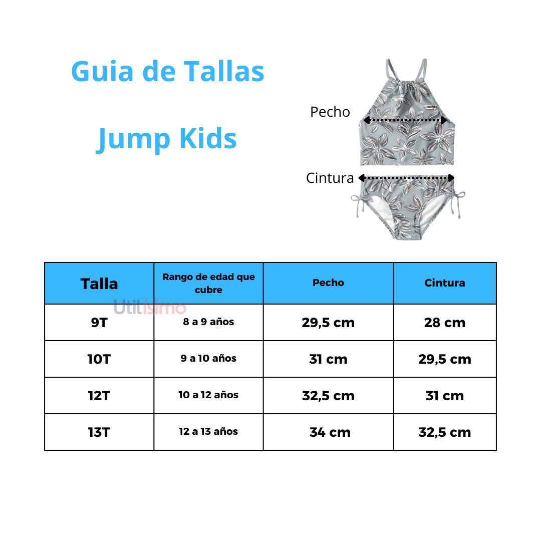 Traje De Baño 2 Piezas Bikini Niña Jump Kids Surtido-4