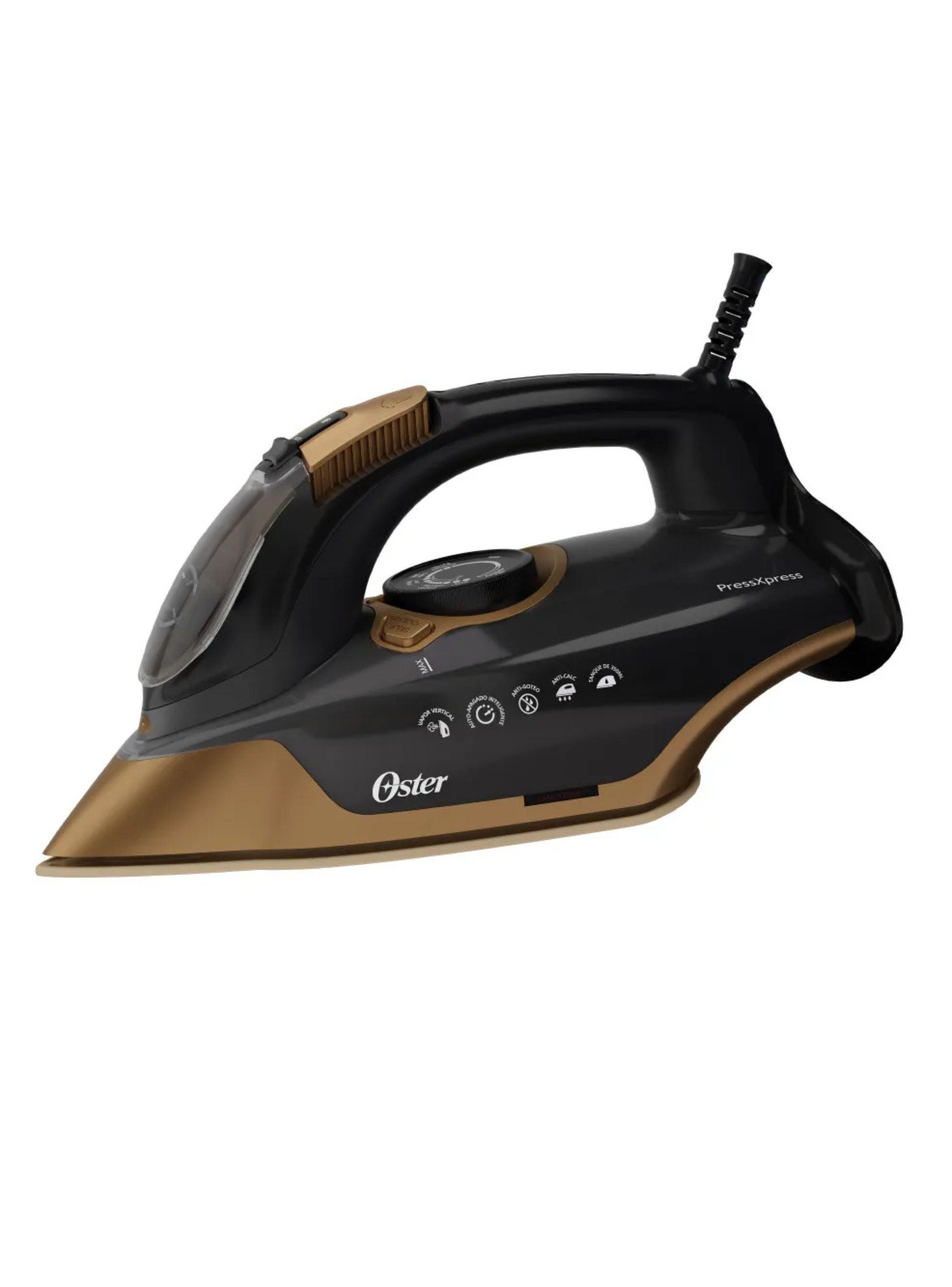 Plancha de vapor Oster® PressXpress S9000 Suela XL con diamante bronce GCSTPX9001-1