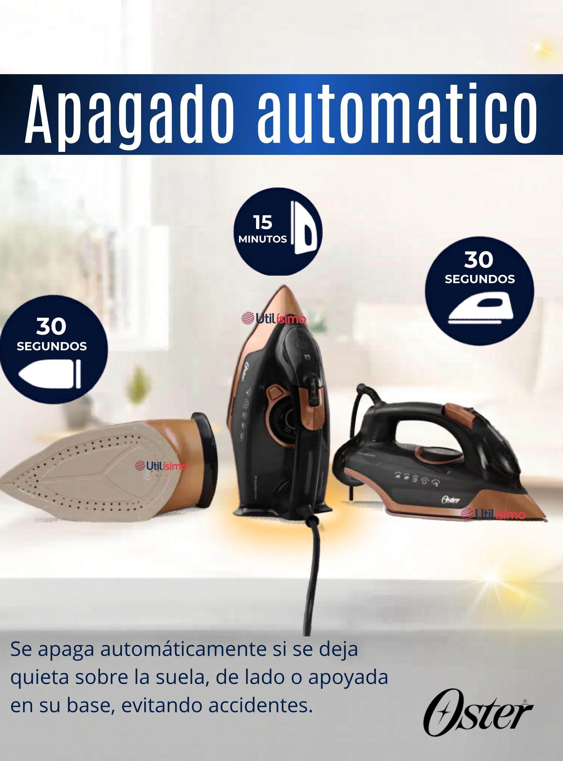 Plancha de vapor Oster® PressXpress S9000 Suela XL con diamante bronce GCSTPX9001-6